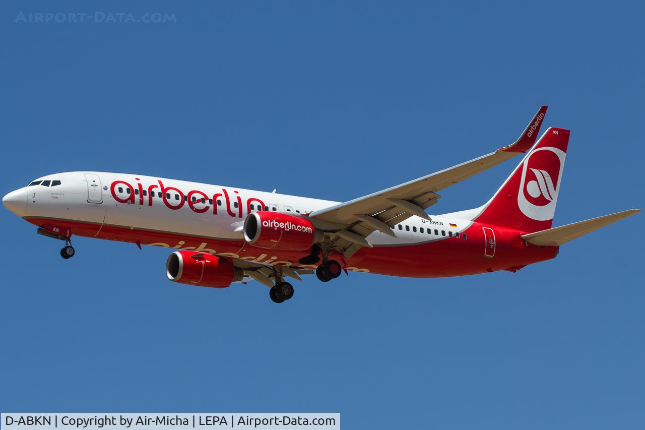 D-ABKN, 2010 Boeing 737-86J C/N 37756, Air Berlin