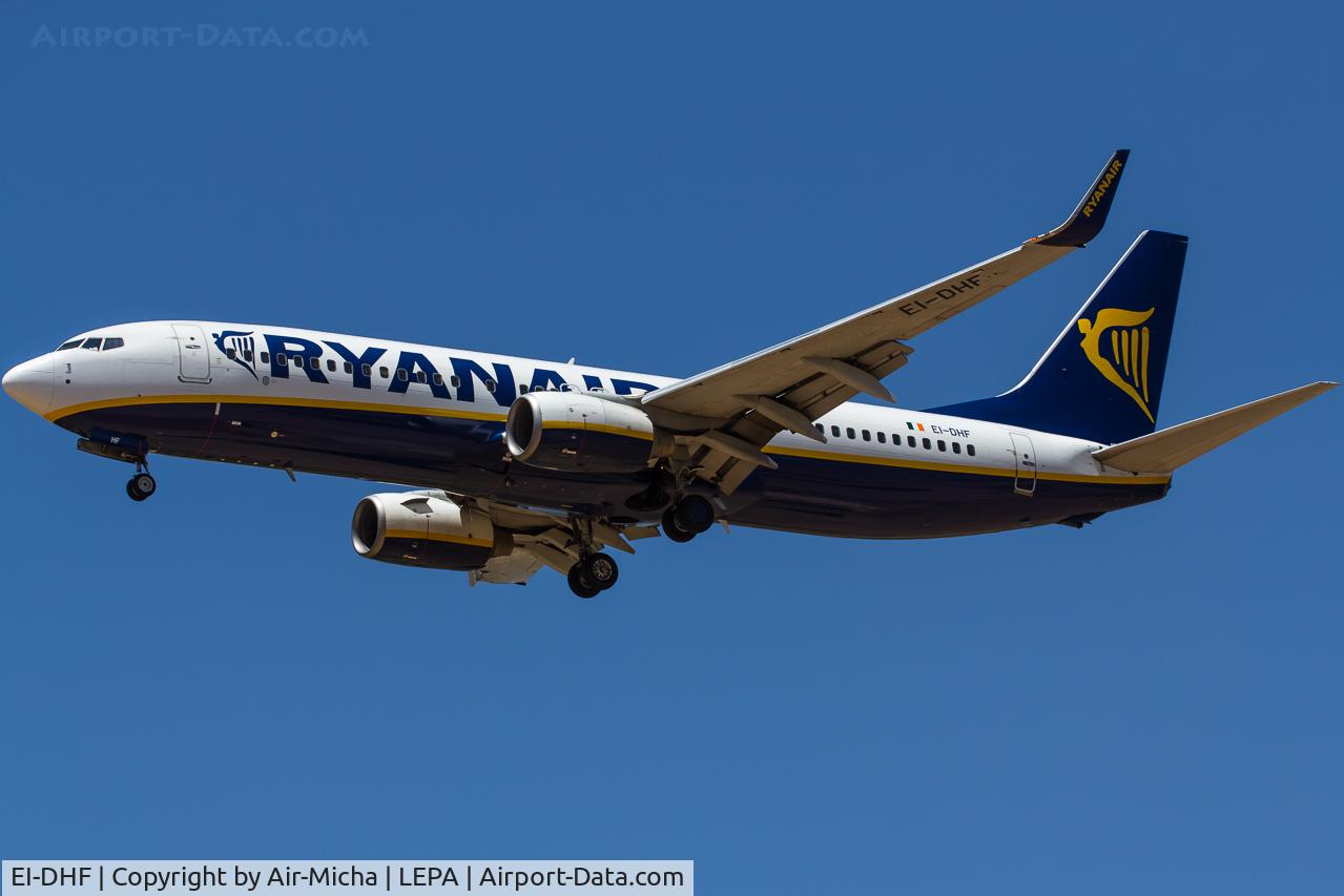 EI-DHF, 2005 Boeing 737-8AS C/N 33575, Ryanair