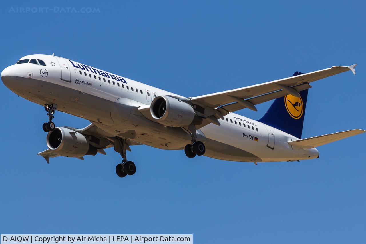 D-AIQW, 2000 Airbus A320-211 C/N 1367, Lufthansa