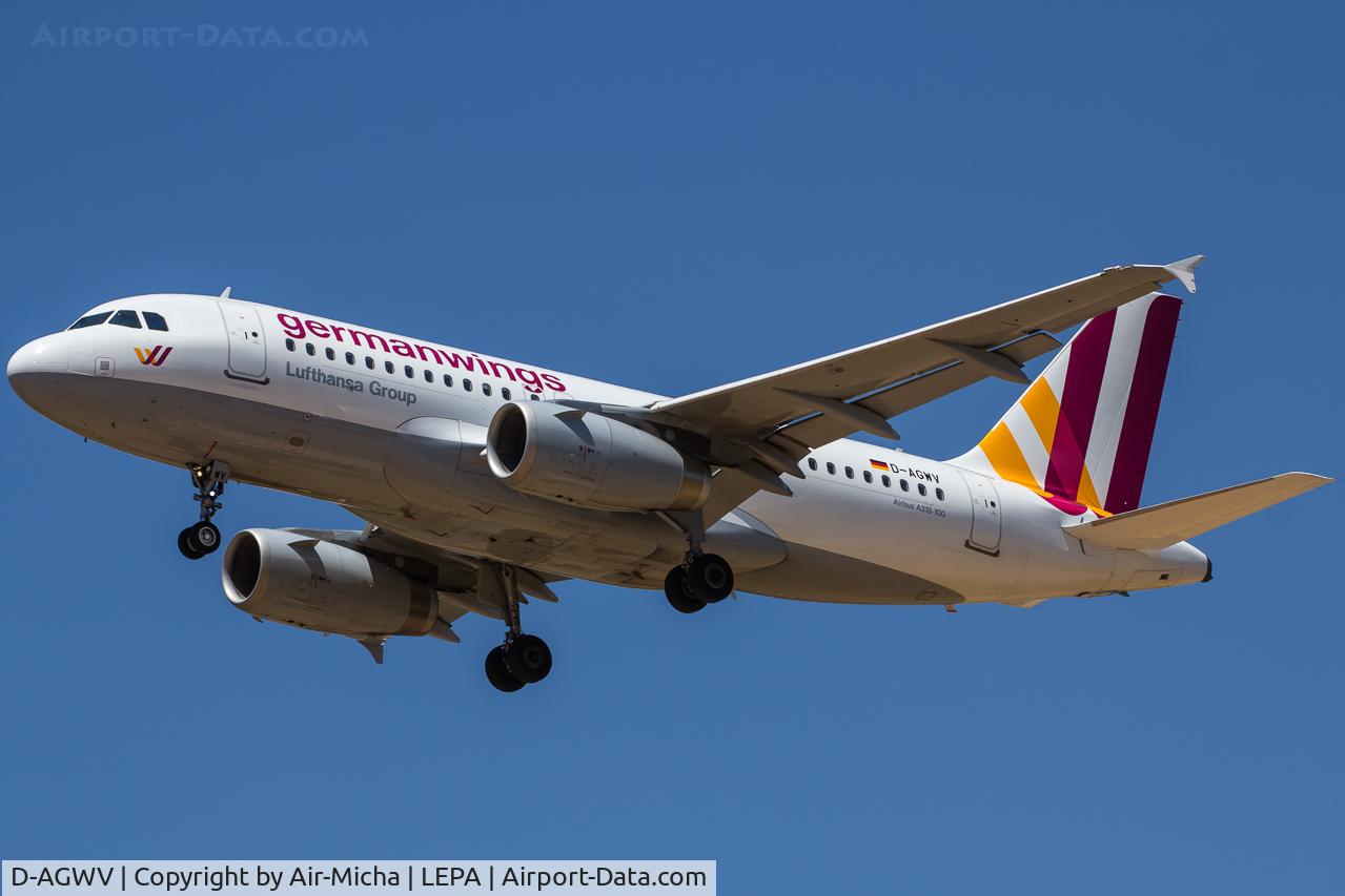 D-AGWV, 2013 Airbus A319-132 C/N 5467, Germanwings