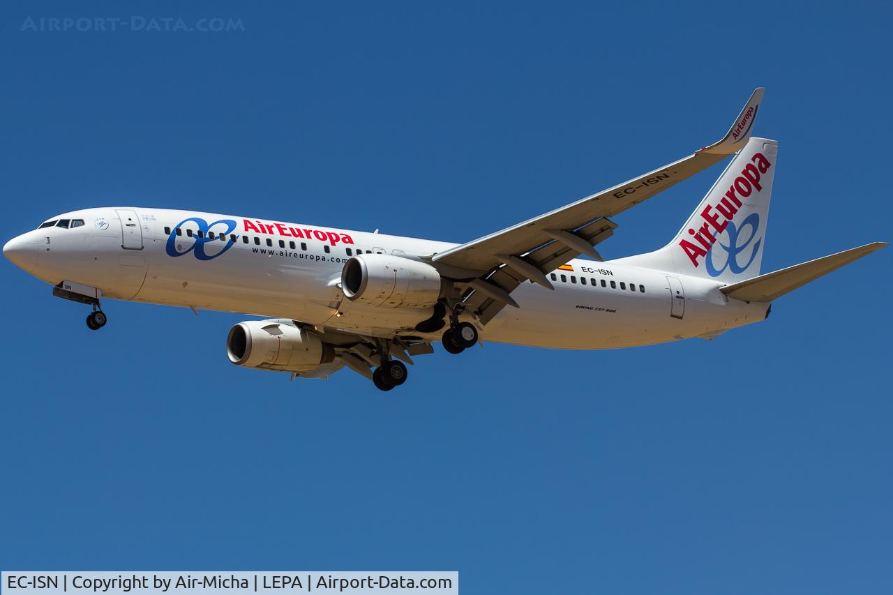 EC-ISN, 2002 Boeing 737-86Q C/N 30291, Air Europa