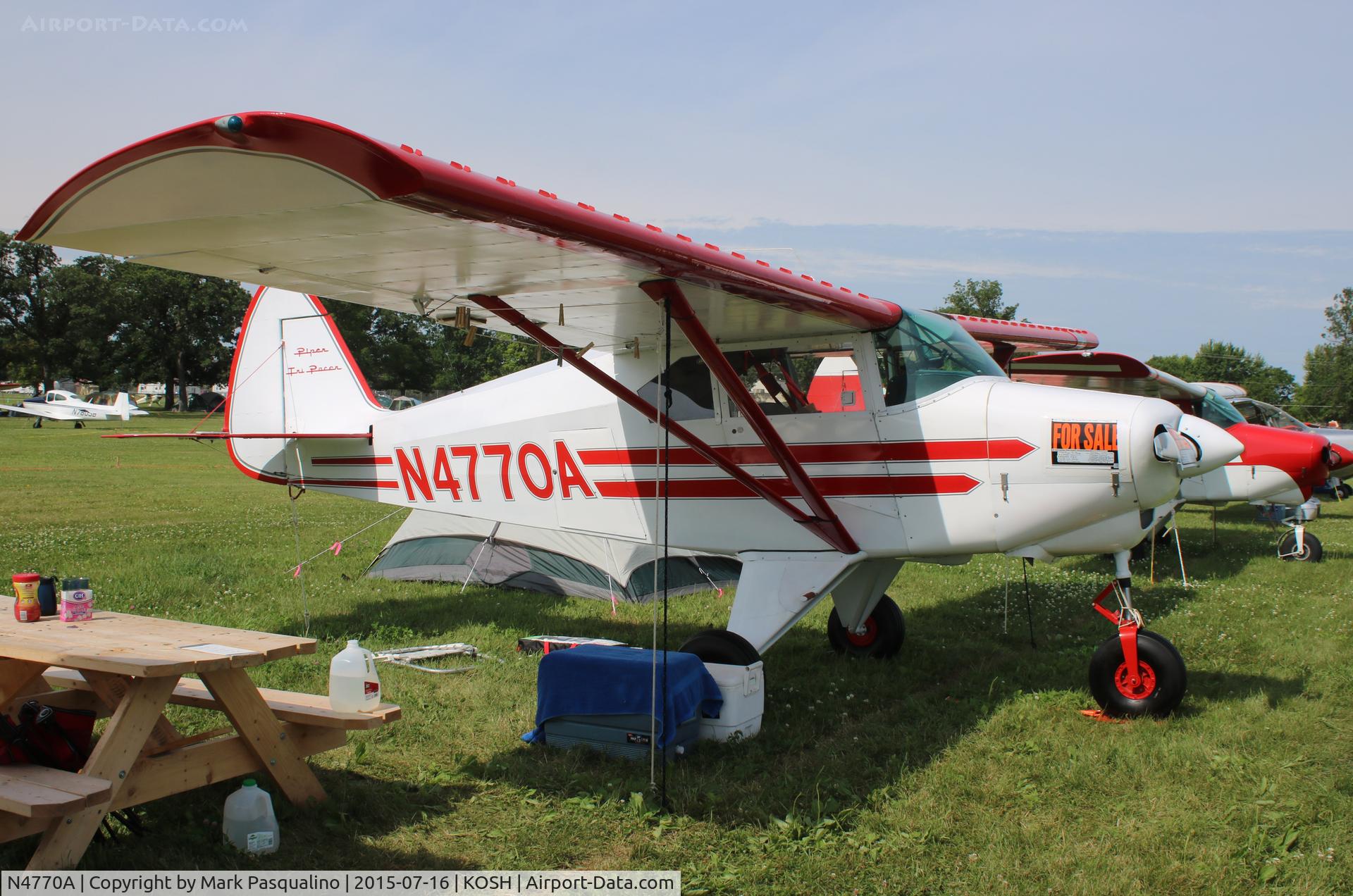 N4770A, 1956 Piper PA-22-150 C/N 22-3918, Piper PA-22-150