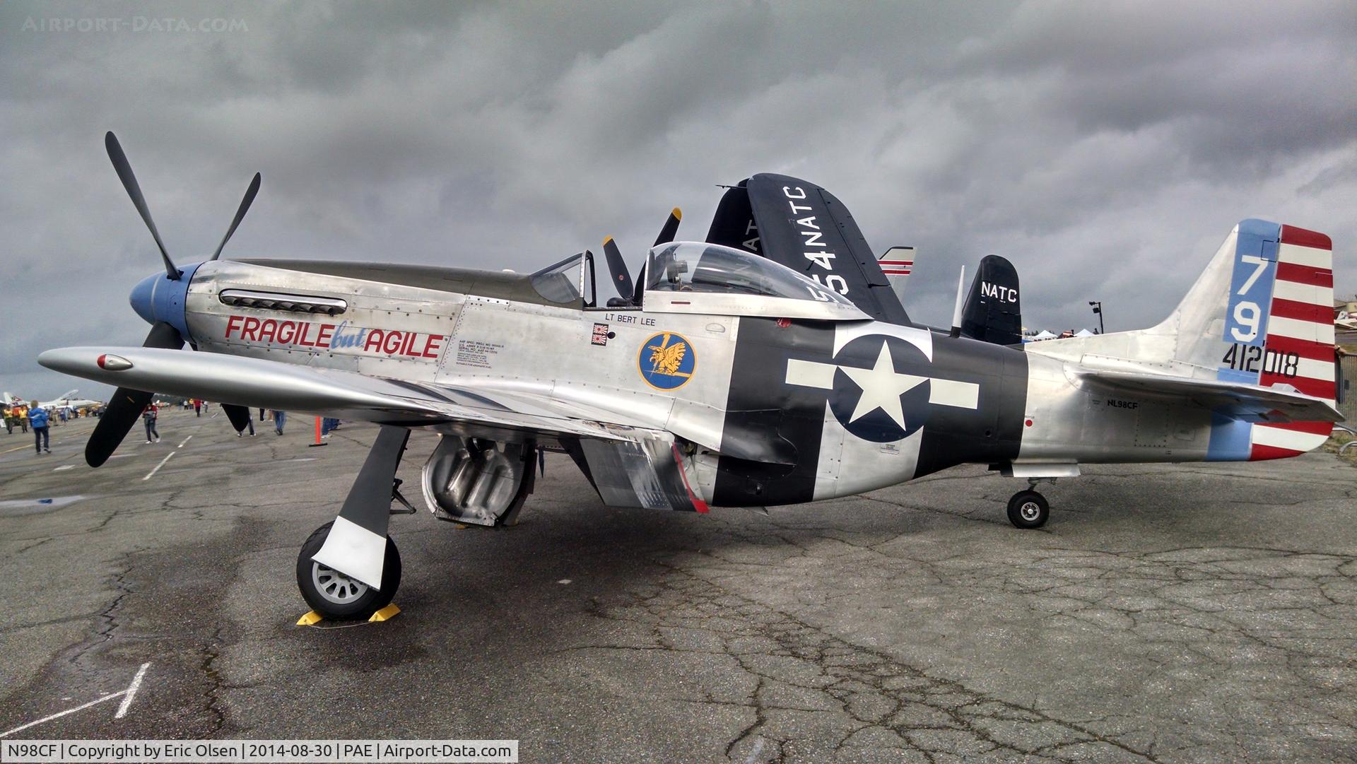 N98CF, 1944 North American P-51K Mustang C/N 111-30149, P-51K 