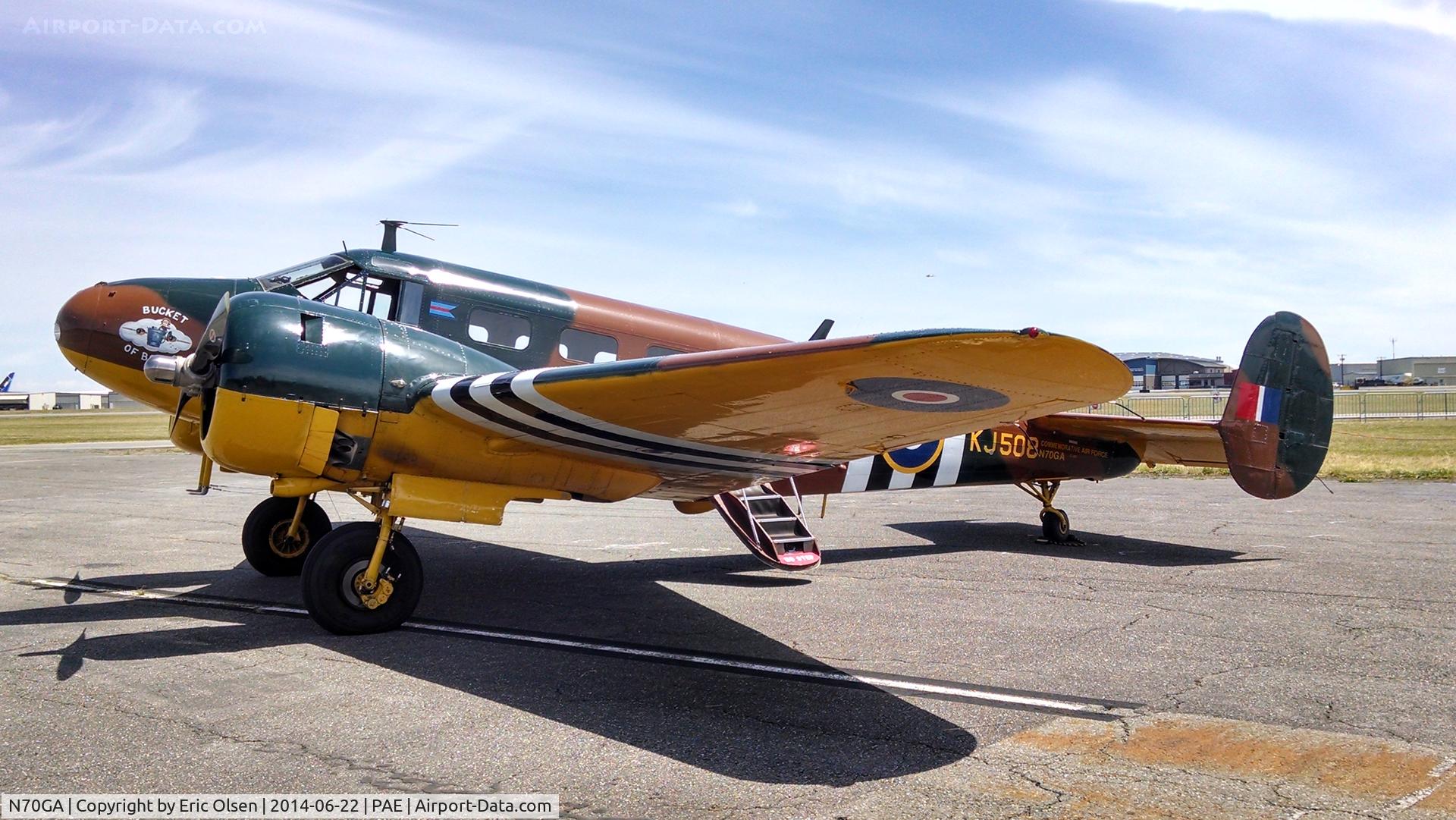 N70GA, 1946 Beech D18S C/N A-177, 1946 Beech D18S 