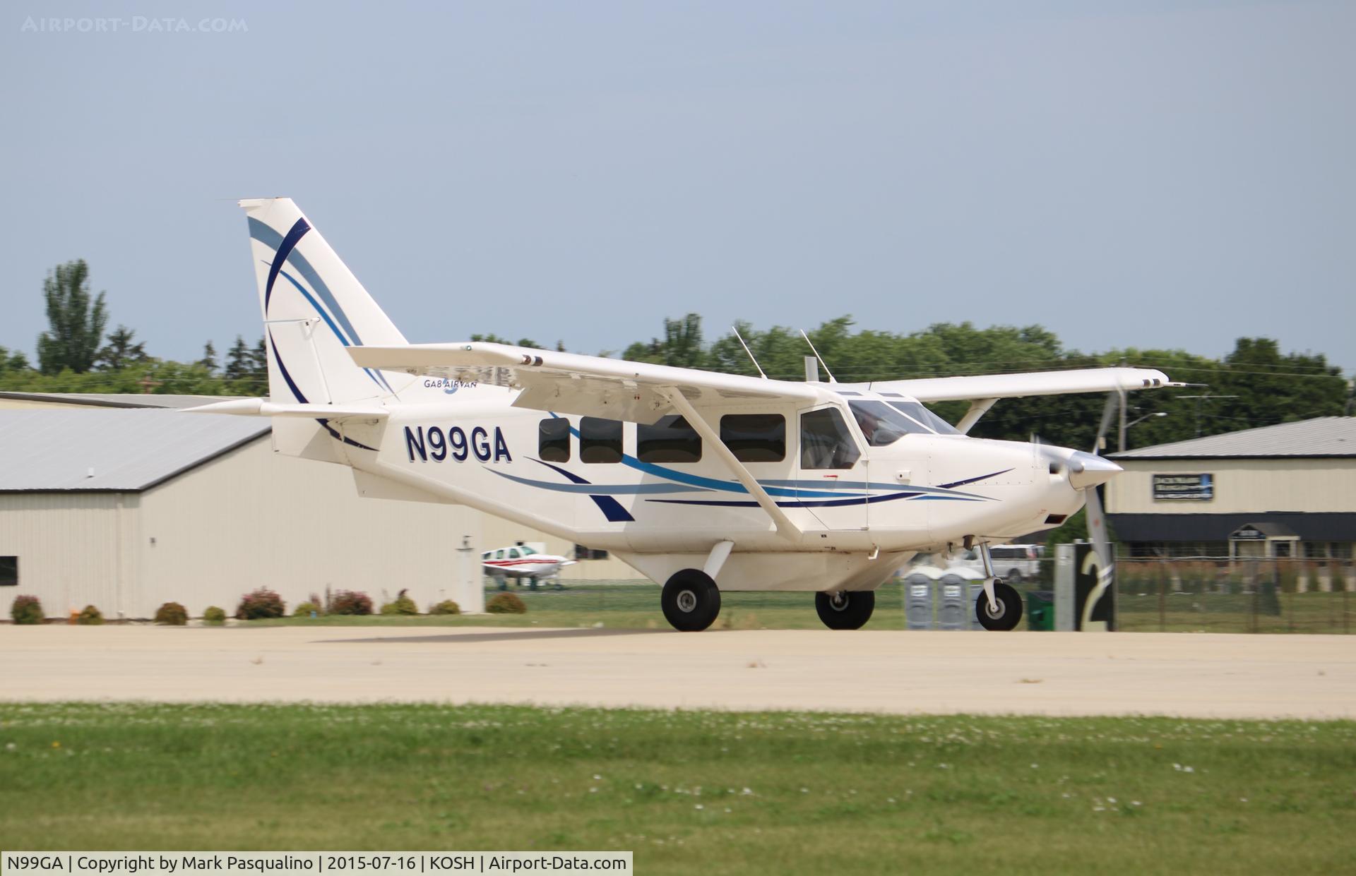 N99GA, 2012 GippsAero GA-8-TC320 Airvan C/N GA8-TC320-12-173, Gippsland GA-8-TC320