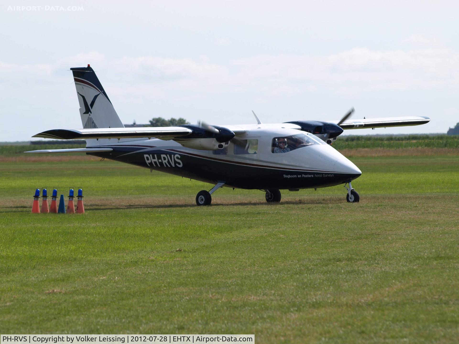 PH-RVS, 1977 Partenavia P-68B C/N 98, taxi to parking