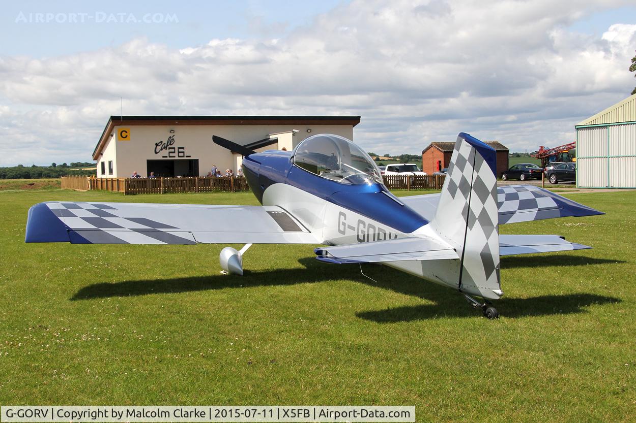 G-GORV, 2013 Vans RV-8 C/N LAA 303-14847, Vans RV-8 at Fishburn Airfield, July 11th 2015.