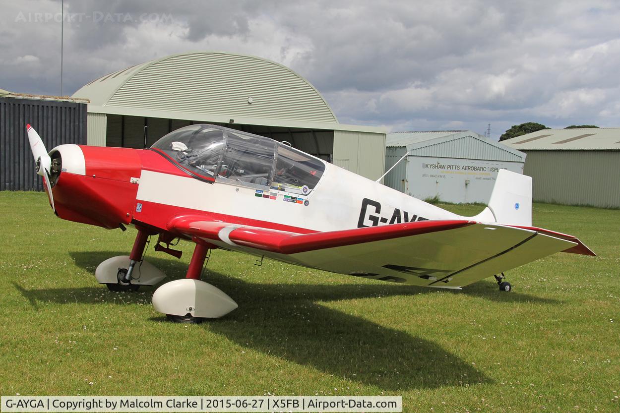 G-AYGA, 1956 SAN Jodel D-117 C/N 436, Jodel D-117 at Fishburn Airfield, June 27th 2015.