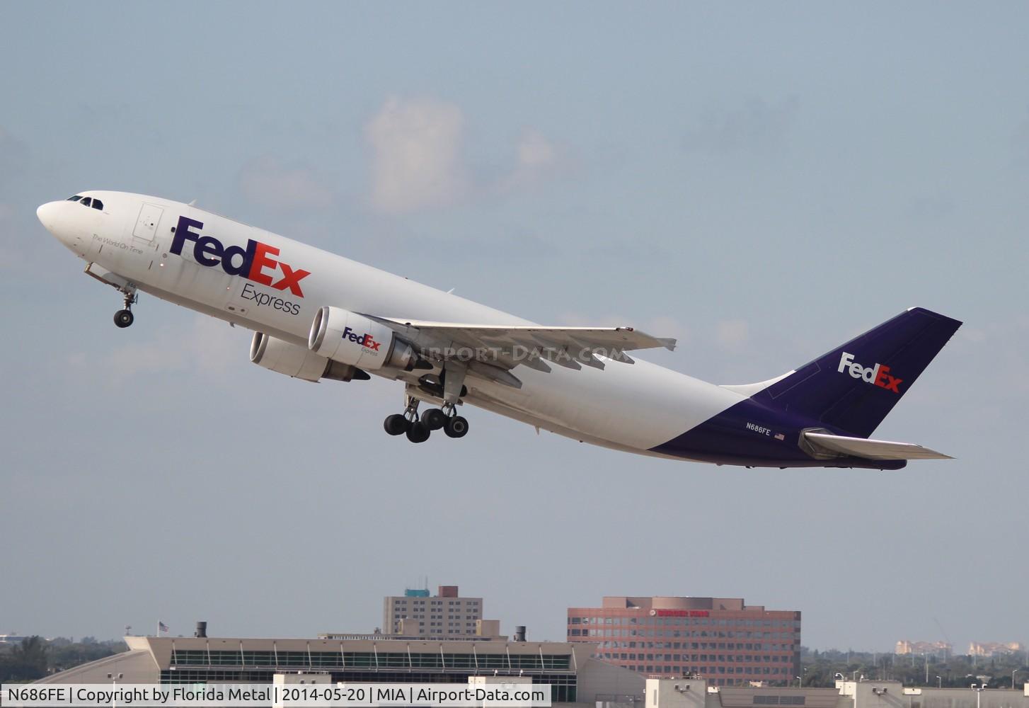 N686FE, 1999 Airbus A300F4-605R C/N 0804, Fed Ex