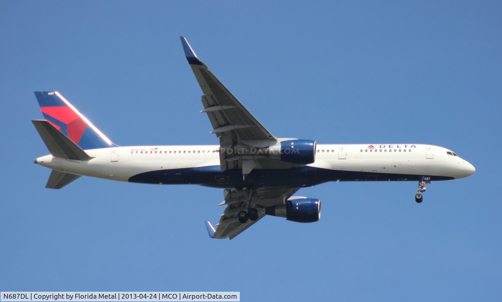 N687DL, 1998 Boeing 757-232 C/N 27586, Delta