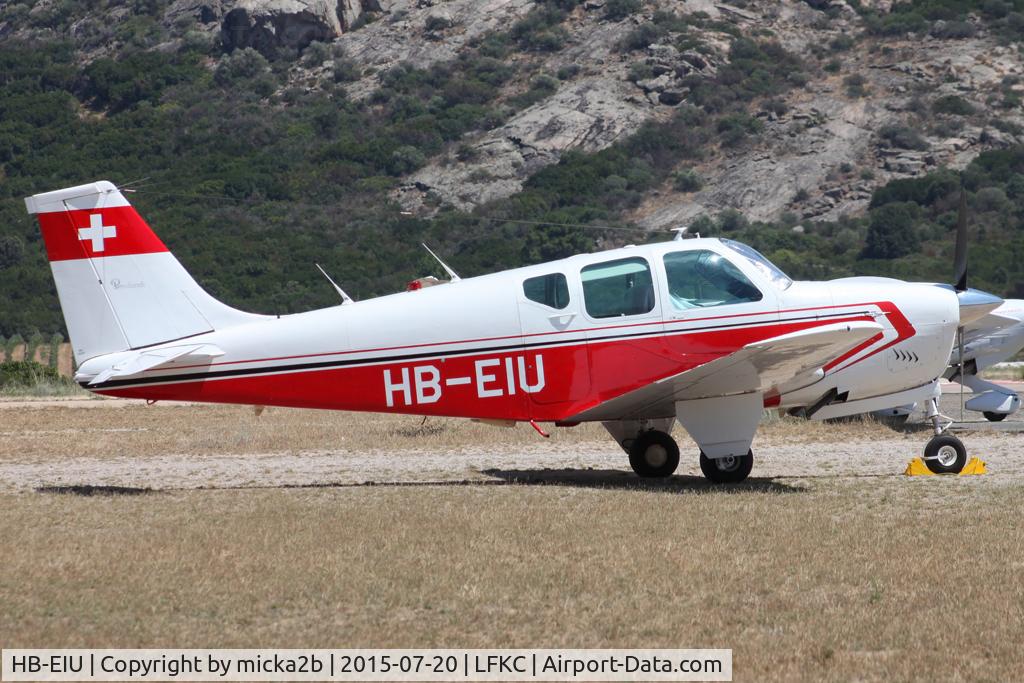 HB-EIU, 1962 Beechcraft 35-B33 C/N CD-438, Parked