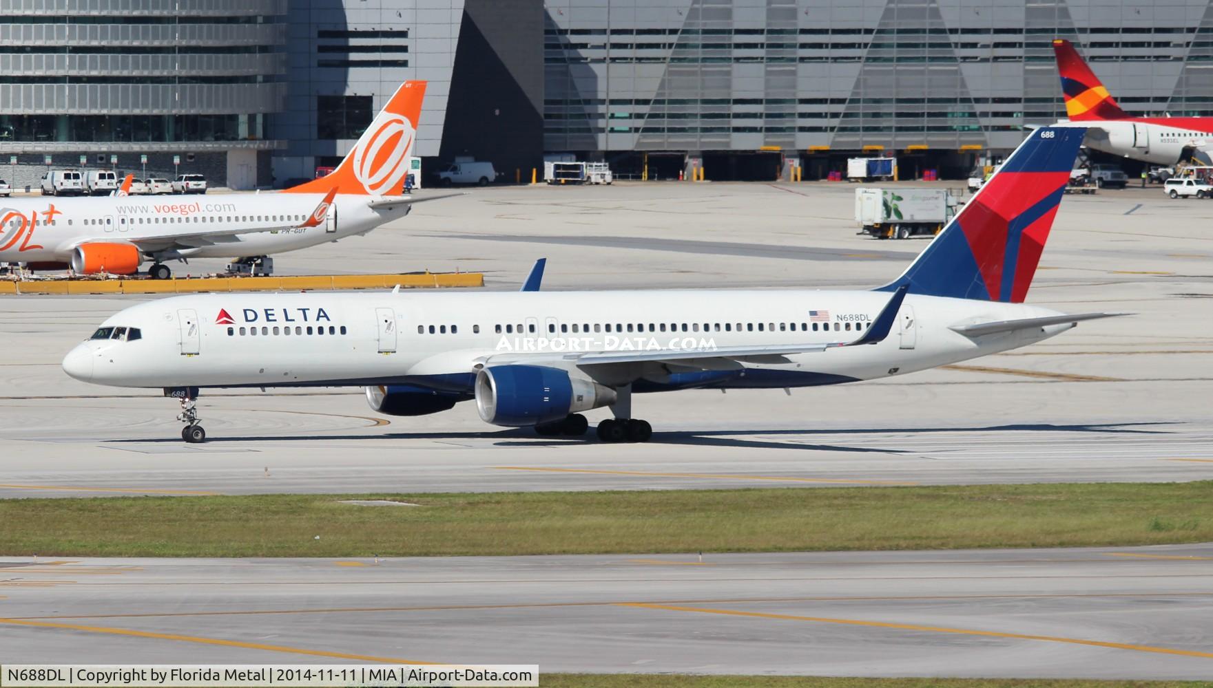 N688DL, 1998 Boeing 757-232 C/N 27587, Delta