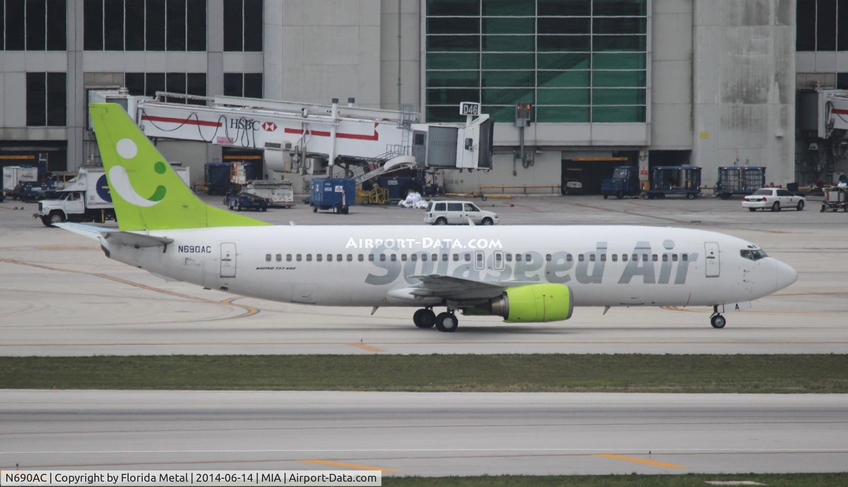 N690AC, 1998 Boeing 737-46Q C/N 29000, Solaseed Air 737-400