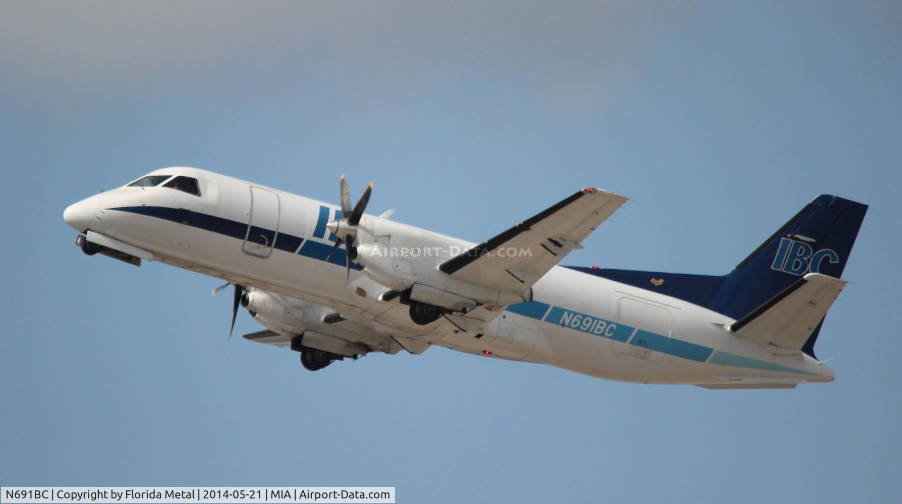 N691BC, 1985 Saab-Fairchild SF340 C/N 340A-041, IBC Airways