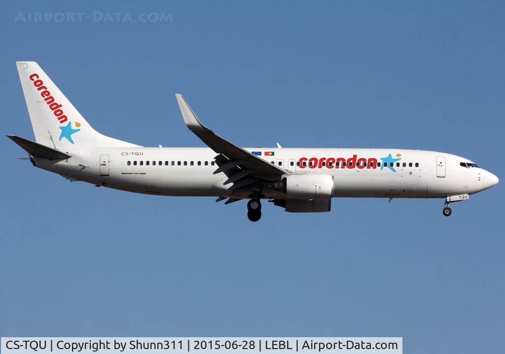 CS-TQU, 2002 Boeing 737-8K2 C/N 30646, Landing rwy 25R