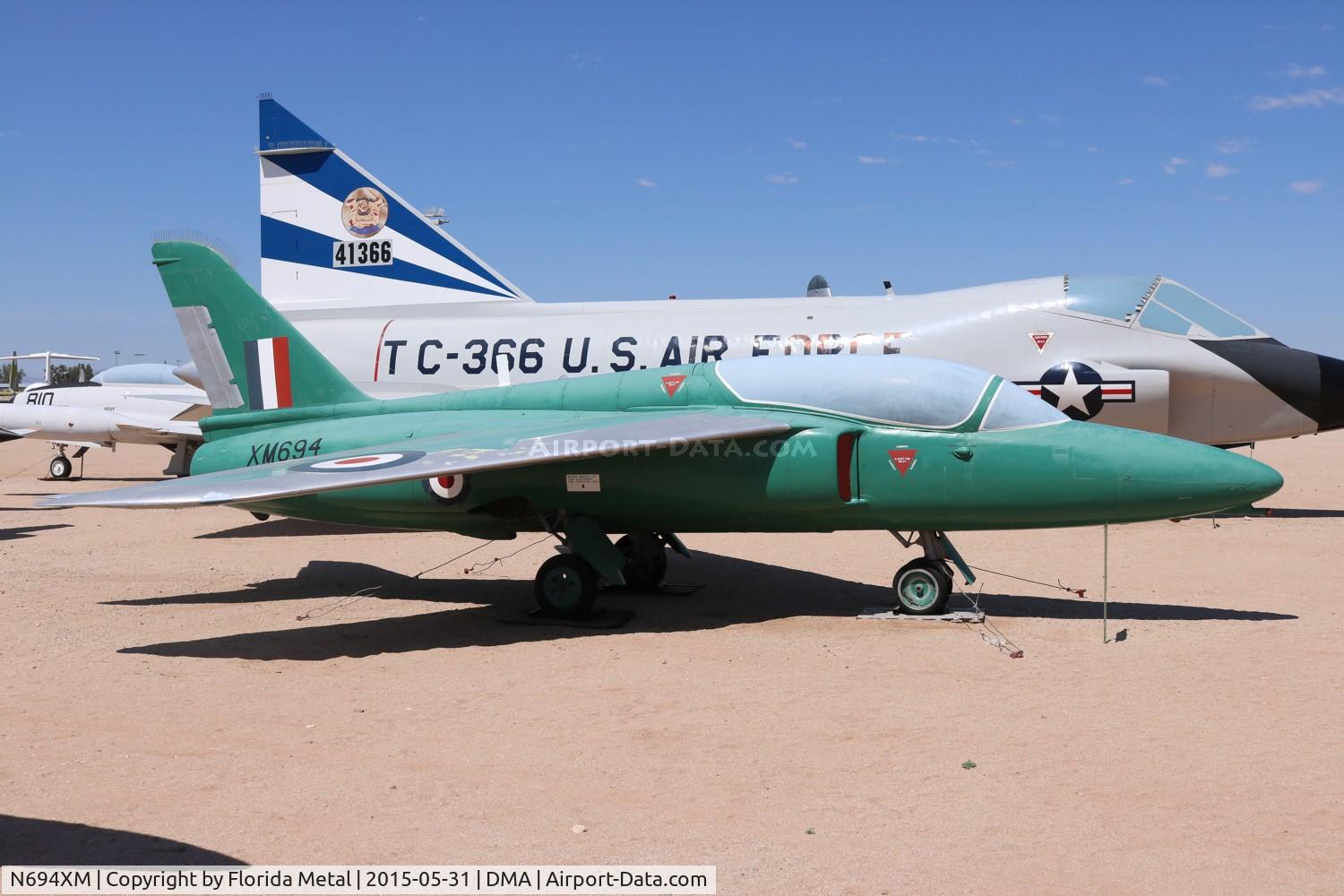 N694XM, 1960 Folland Gnat T.1 C/N FL504, Hawker Siddeley Gnat