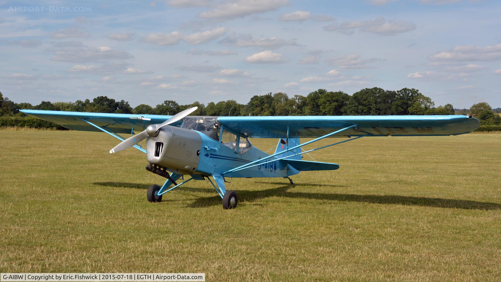 G-AIBW, 1946 Auster J-1N Alpha C/N 2158, 3. G-AIBW at Shuttleworth Best of British Airshow, July 2015.