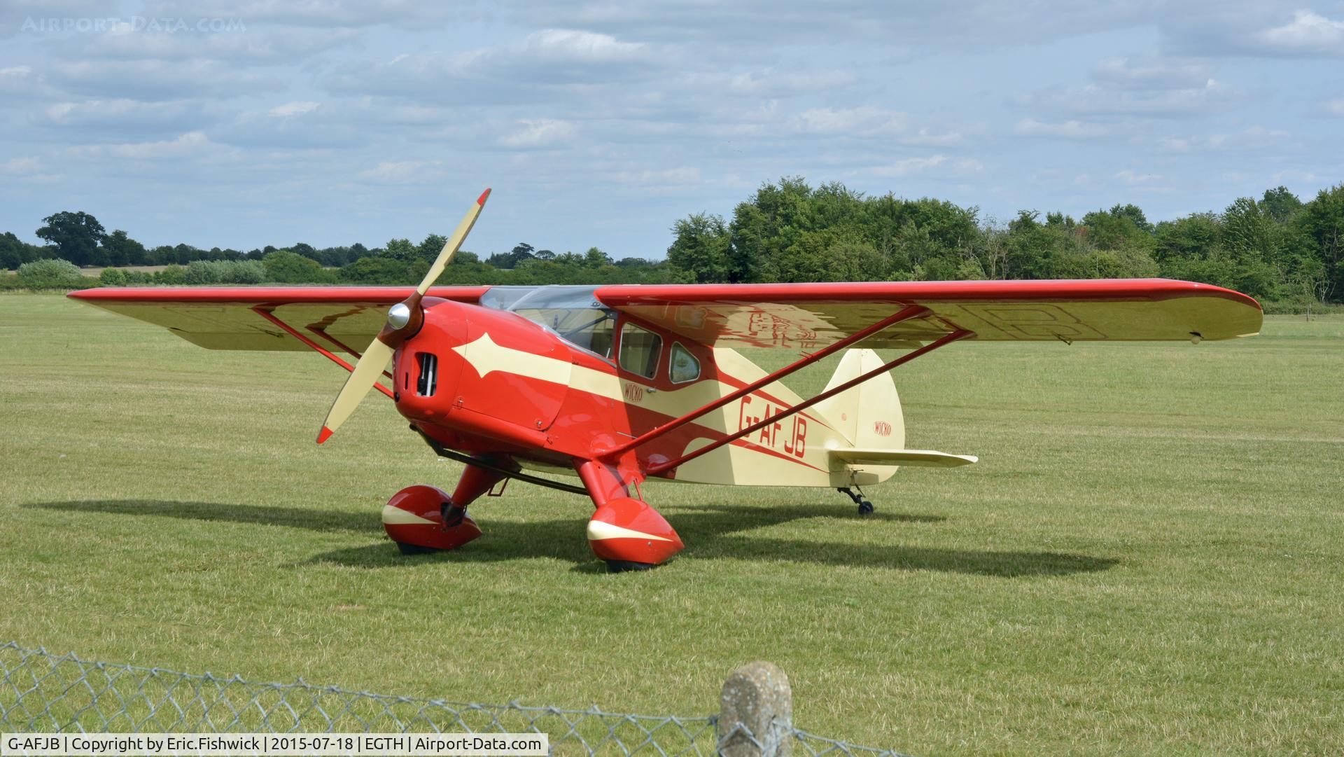 G-AFJB, 1938 Foster Wikner Wicko GM1 C/N 5, 3. G-AFJB at Shuttleworth Best of British Airshow, July 2015.