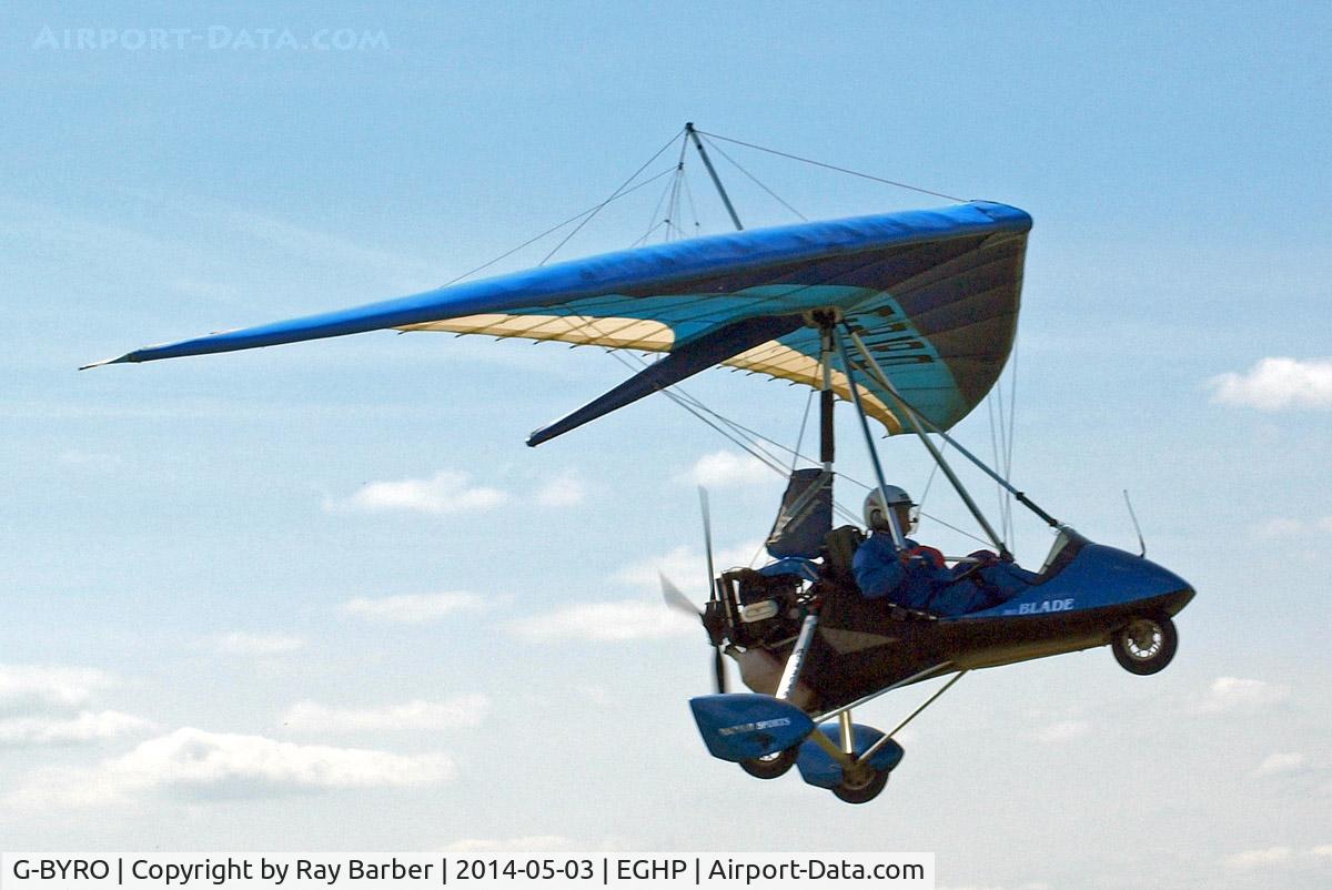 G-BYRO, 1999 Mainair Blade C/N 1210-0899-7-W1013, Mainair Blade [1210-0899-7] Popham~G 03/05/2014