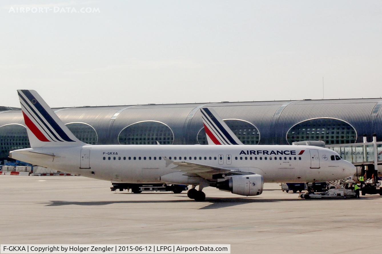 F-GKXA, 1991 Airbus A320-211 C/N 287, Situation at terminal 2.....