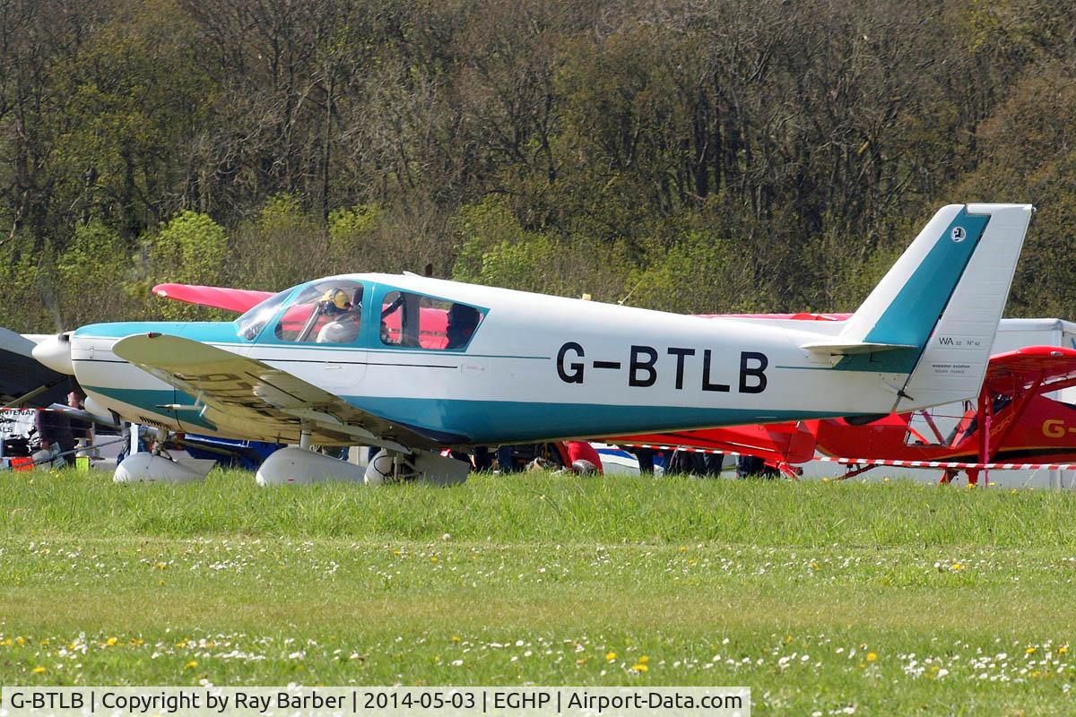 G-BTLB, 1972 Wassmer WA-52 Europa C/N 42, Piper PA-28-161 Warrior II [28-8216176] Popham~G 03/05/2014. Revised scheme.