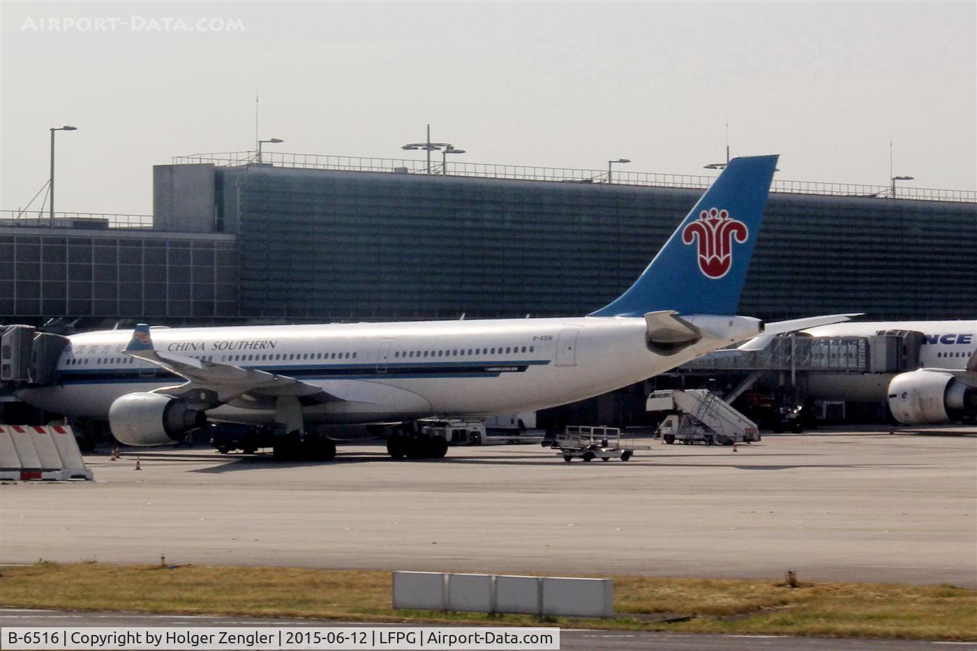 B-6516, 2010 Airbus A330-223 C/N 1129, Waiting for return flight to PVG......