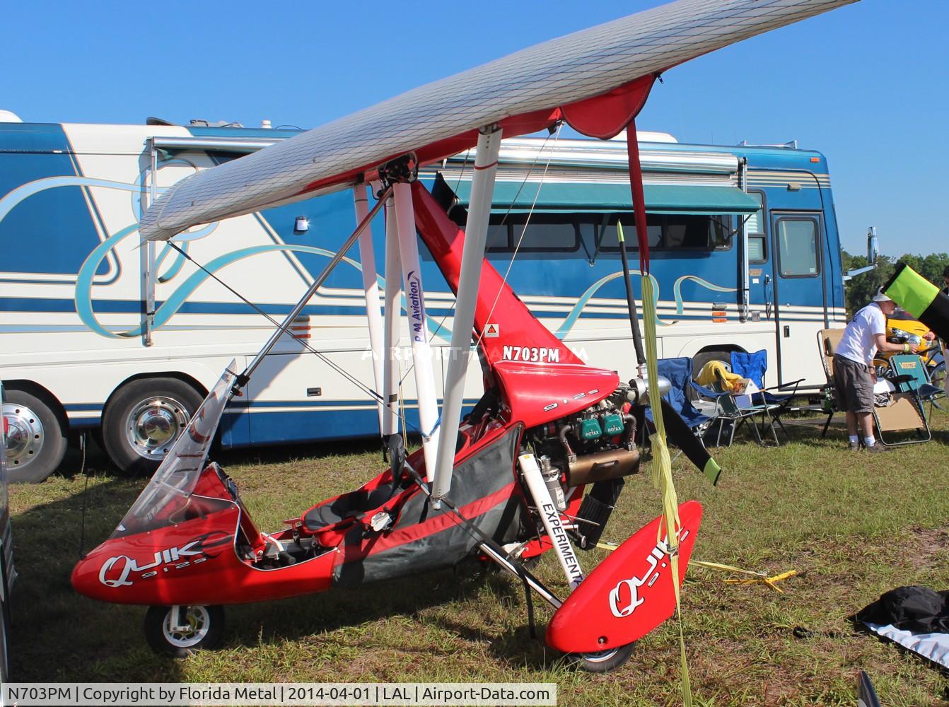 N703PM, 2007 P&M Aviation Quik GT450 912S C/N 8247, Quik GT450