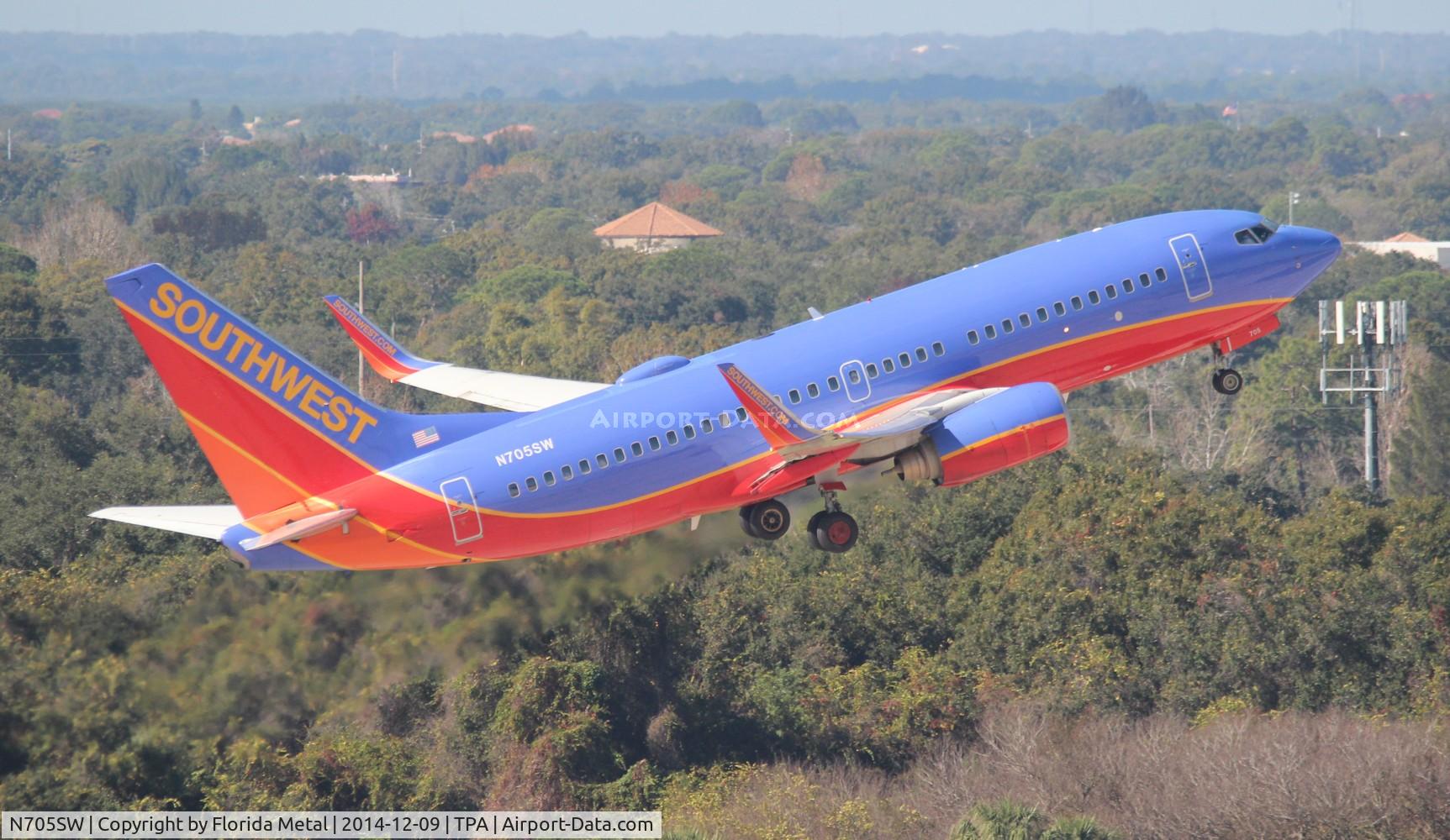 N705SW, 1998 Boeing 737-7H4 C/N 27839, Southwest