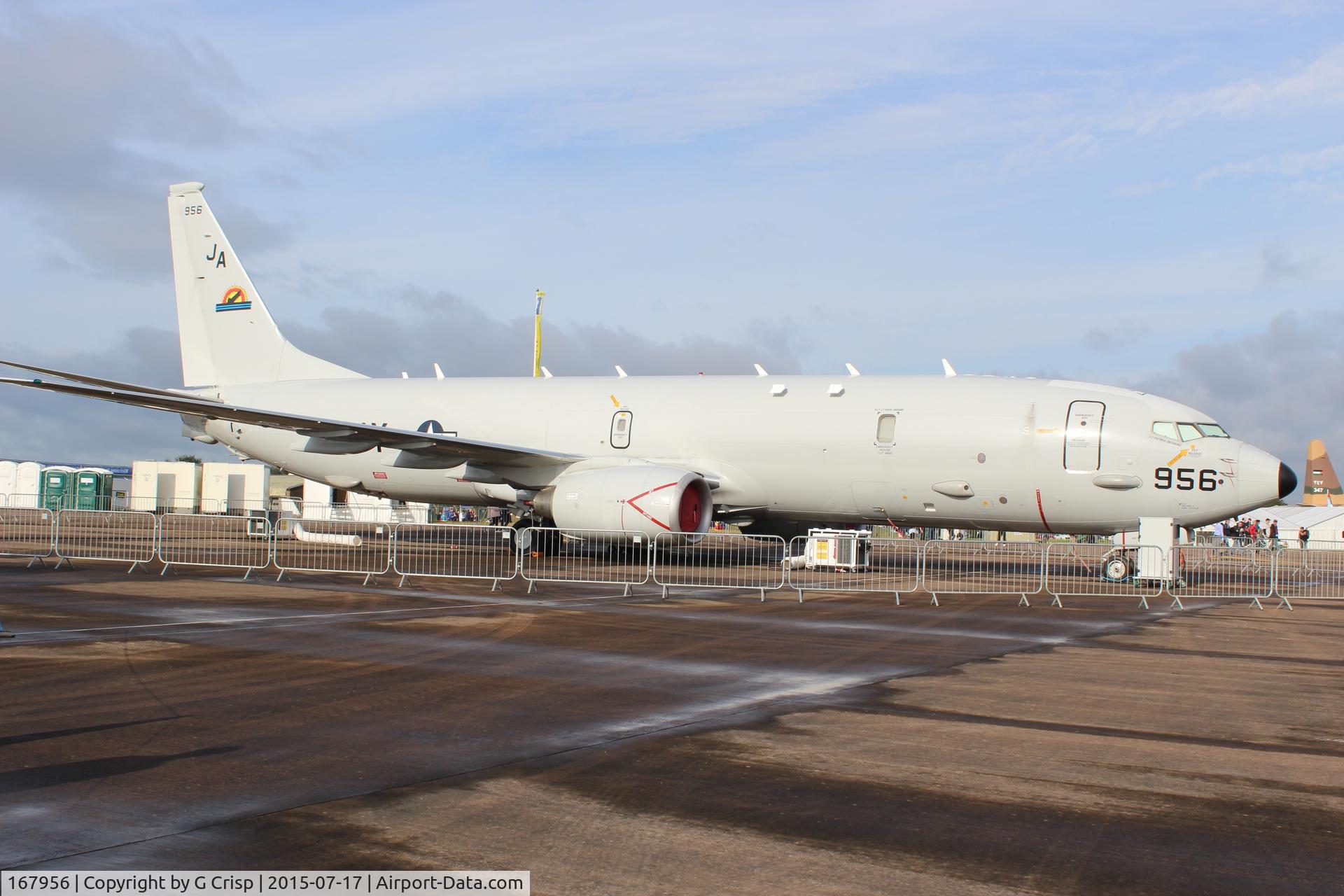 167956, 2011 Boeing P-8A Poseidon C/N 40596/3522/T6, RIAT 2015, Fairford UK
