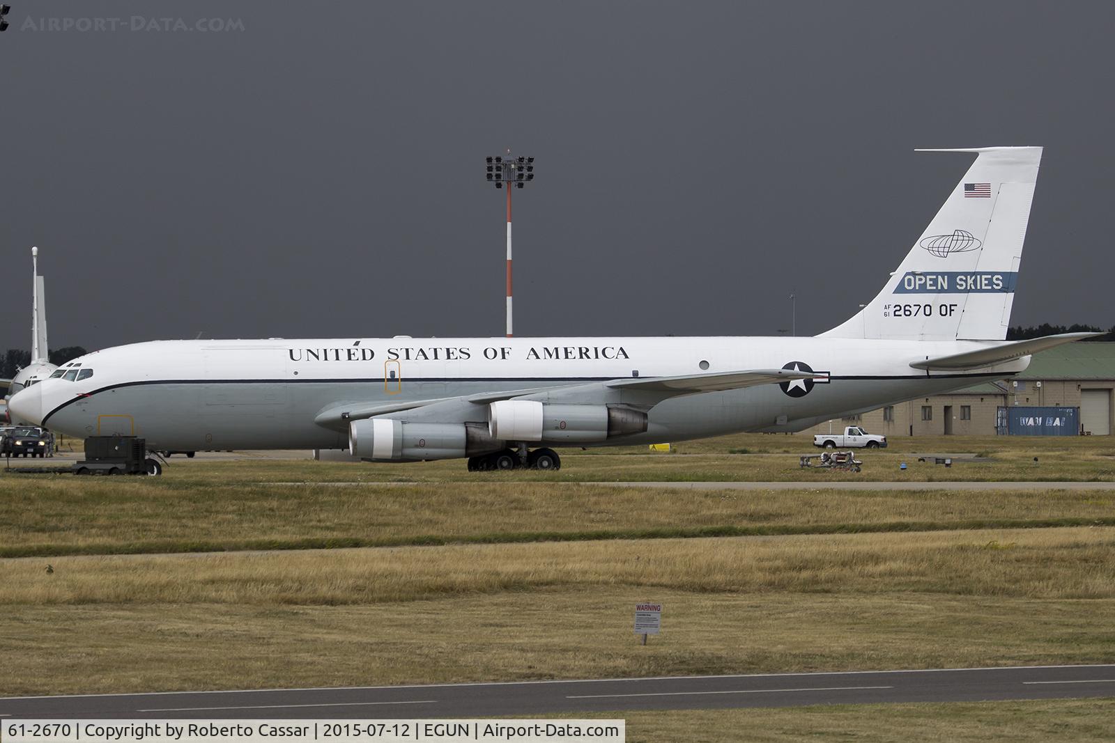 61-2670, 1961 Boeing OC-135B Stratolifter C/N 18346, Mildenhall