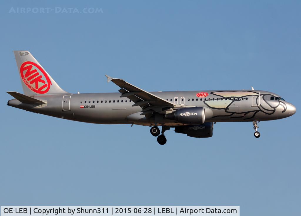 OE-LEB, 2010 Airbus A320-214 C/N 4231, Landing rwy 25R