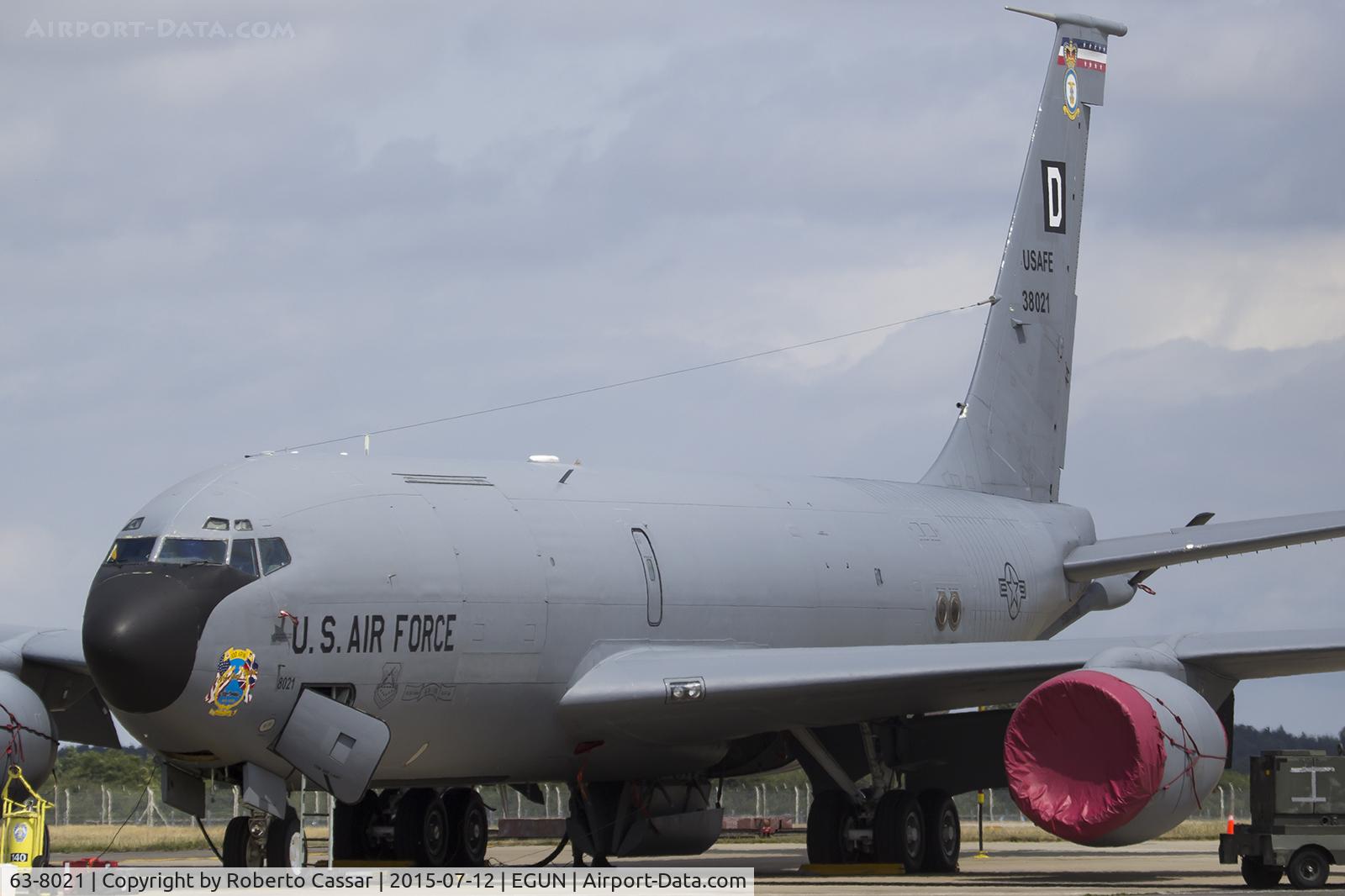 63-8021, 1963 Boeing KC-135R Stratotanker C/N 18638, Mildenhall