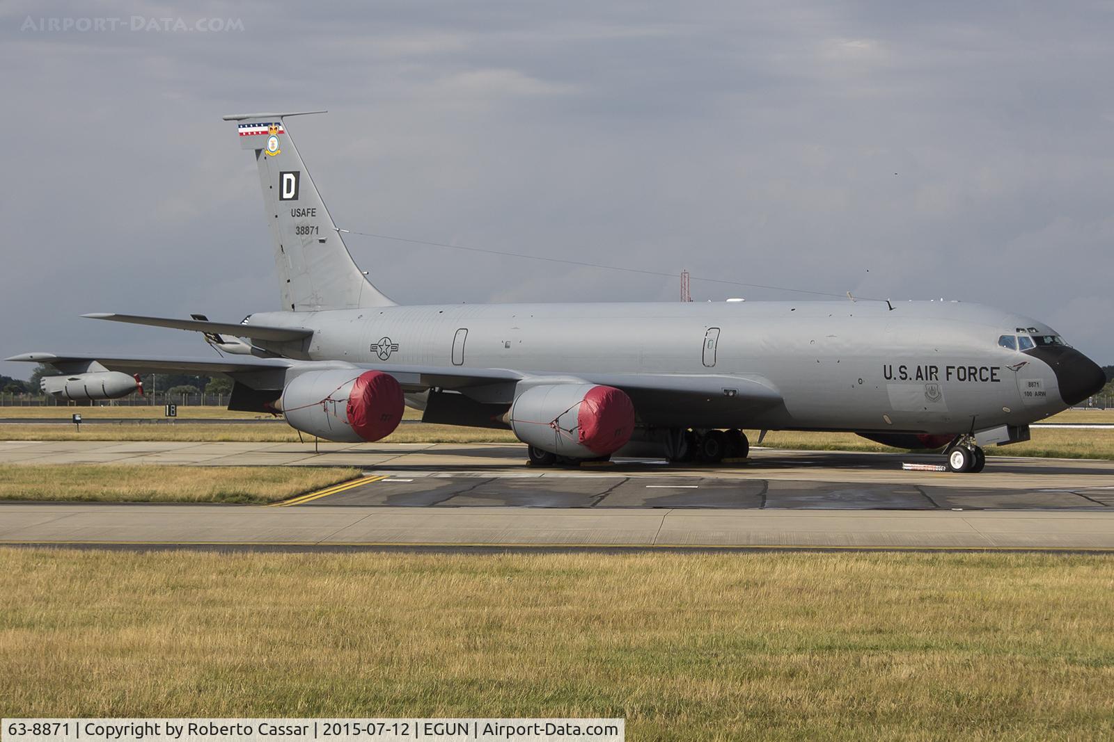 63-8871, 1963 Boeing KC-135R Stratotanker C/N 18719, Mildenhall