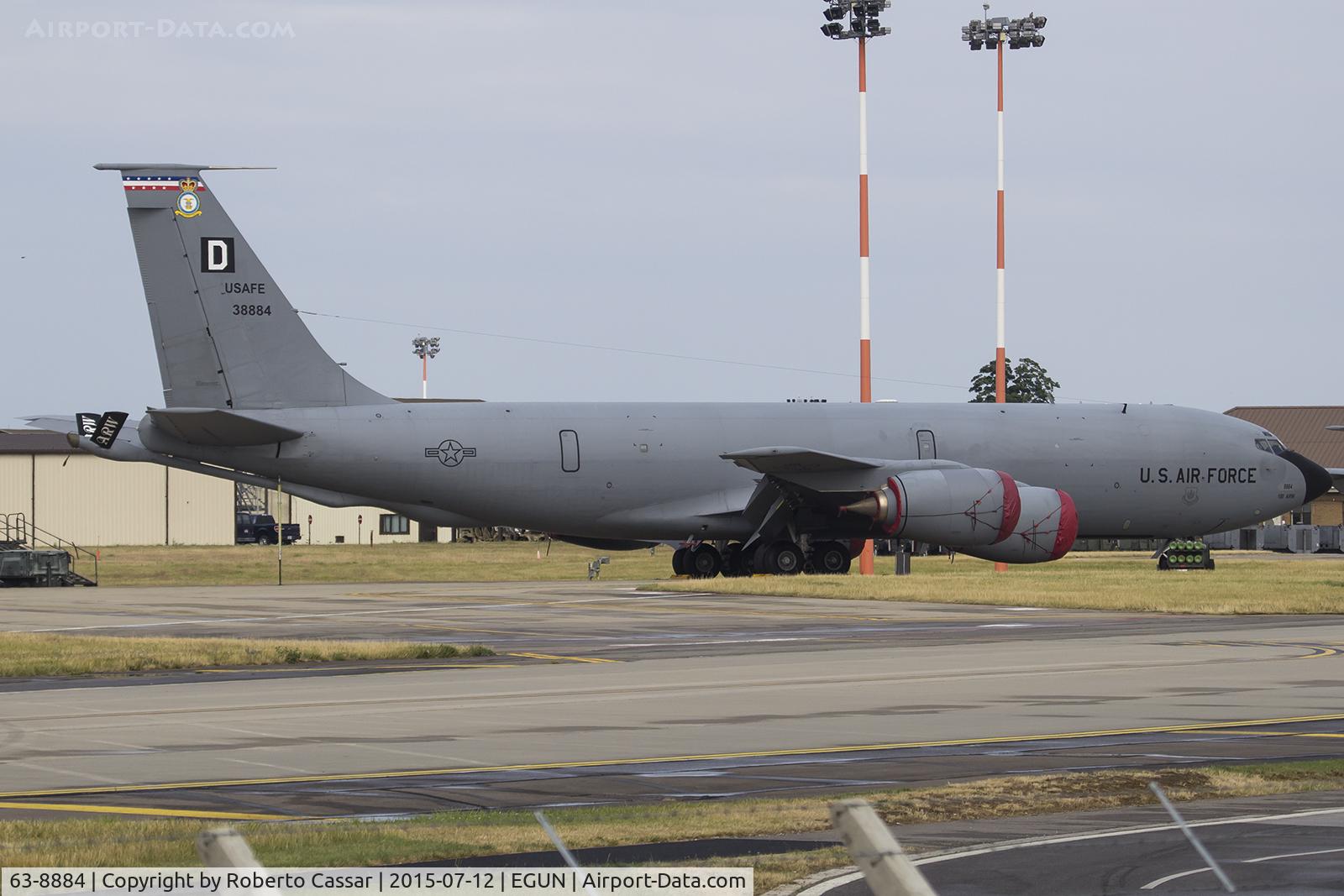 63-8884, 1963 Boeing KC-135R Stratotanker C/N 18732, Mildenhall