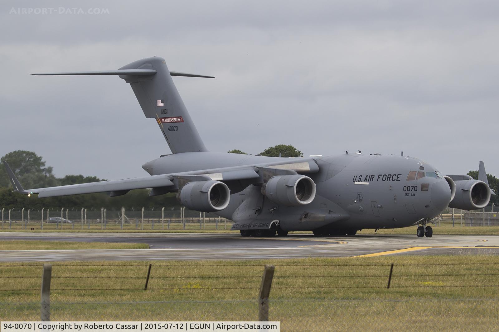 94-0070, 1994 McDonnell Douglas C-17A Globemaster III C/N 50030/F-29, Mildenhall