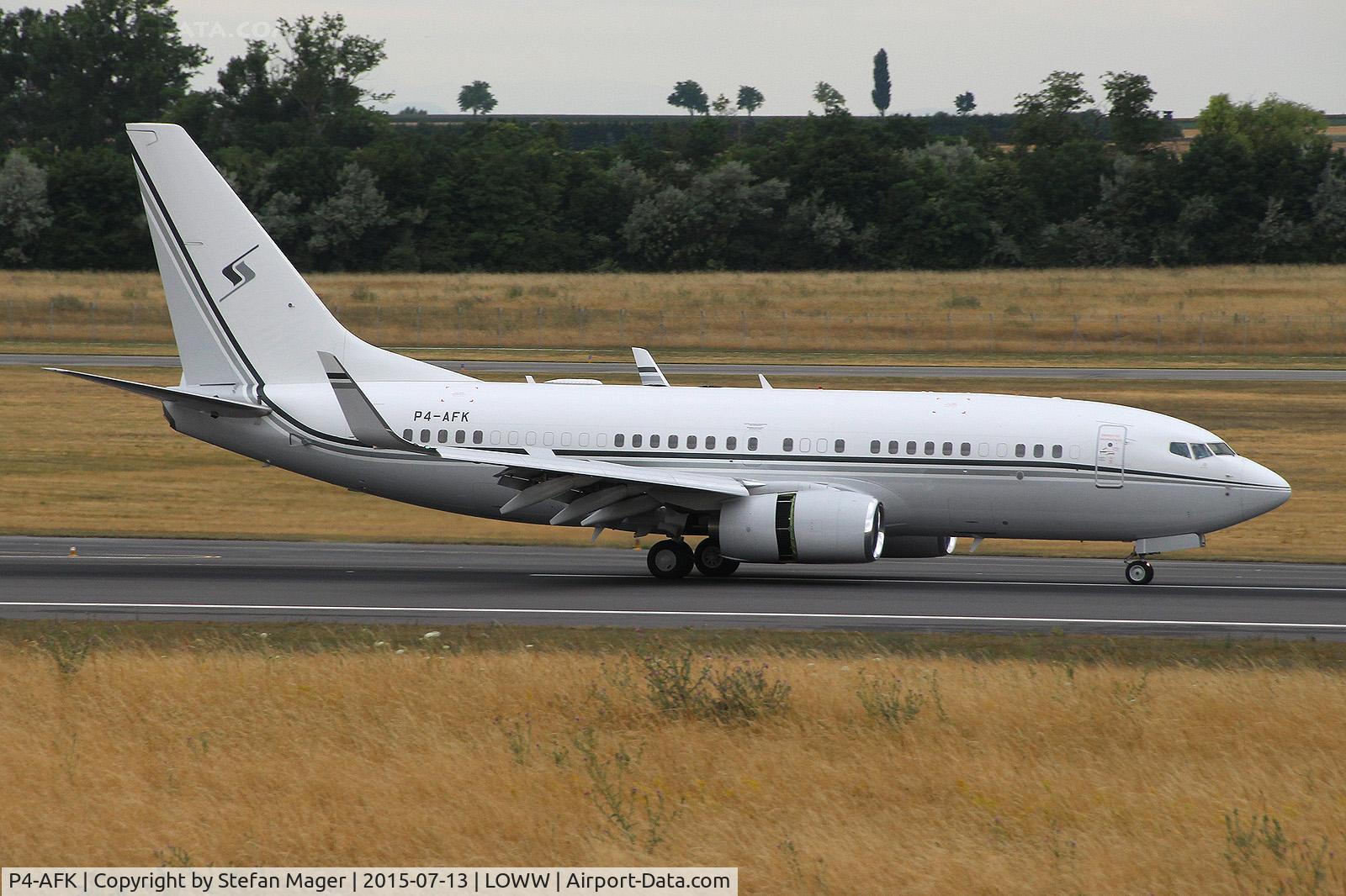 P4-AFK, 2007 Boeing 737-7FY C/N 36493, Premier Avia B.737-700 @ VIE