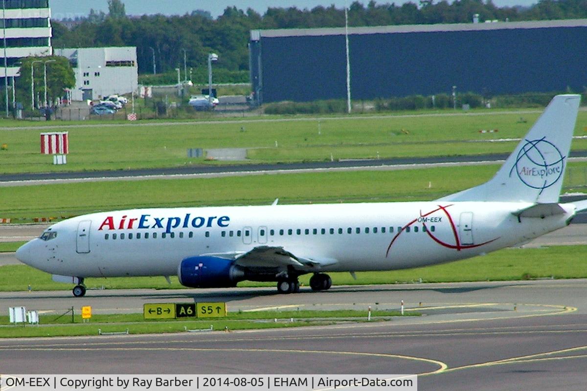 OM-EEX, 1994 Boeing 737-4Q8 C/N 26302, Boeing 737-4Q8 [26302] (Air Explore) Amsterdam-Schiphol~PH 05/08/2014
