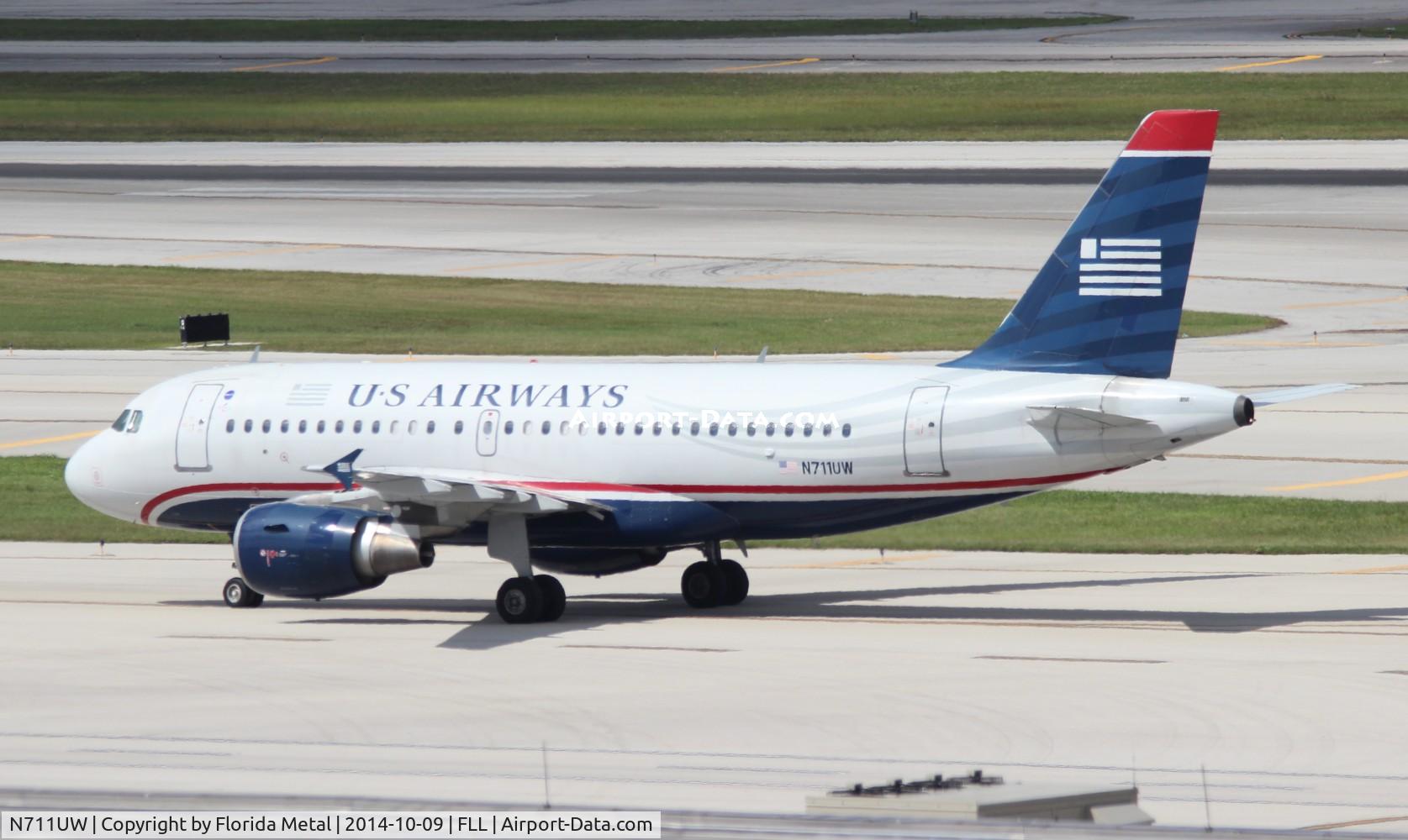 N711UW, 1999 Airbus A319-112 C/N 1033, US Airways