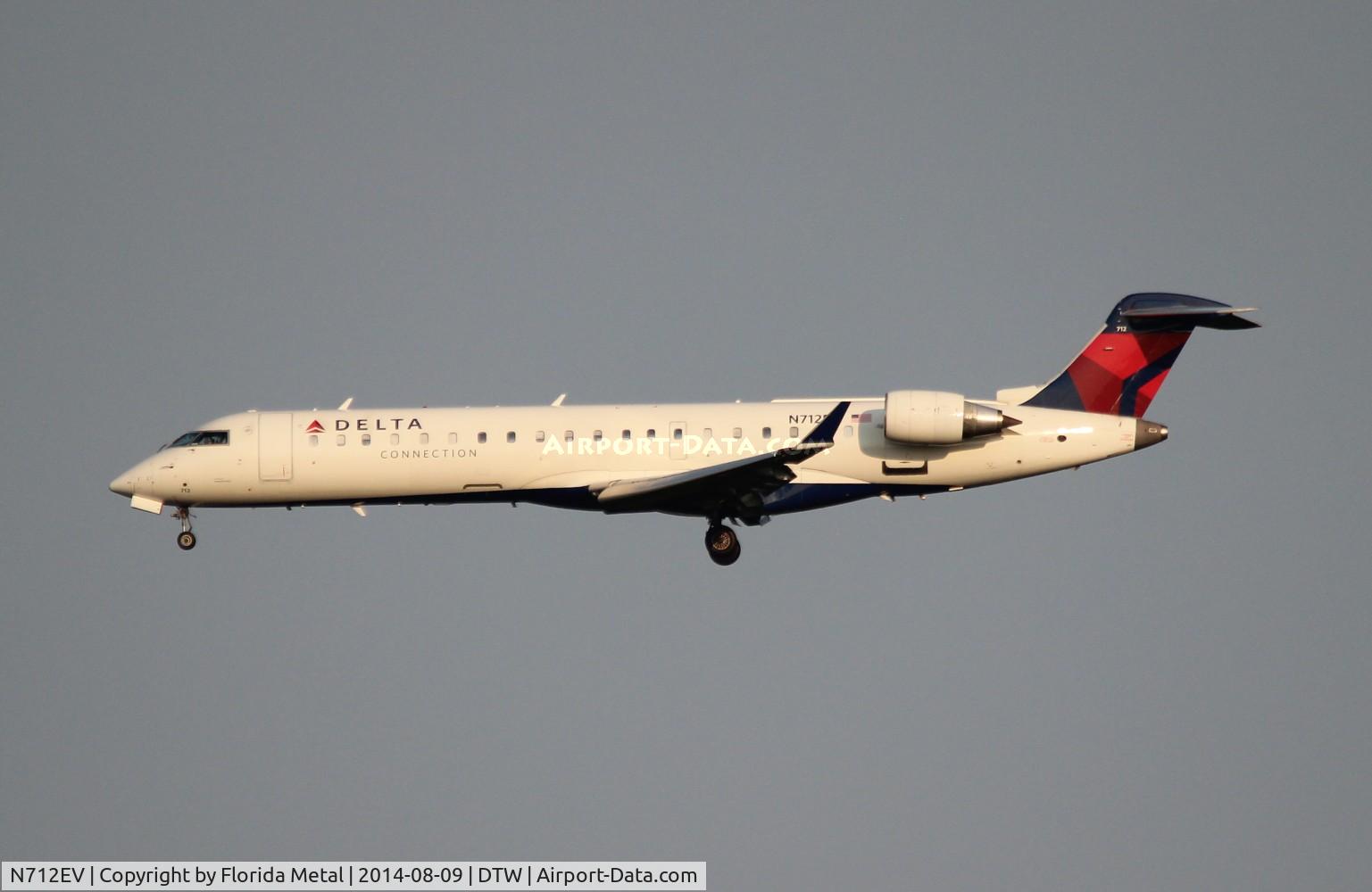 N712EV, 2002 Bombardier CRJ-701ER (CL-600-2C10) Regional Jet C/N 10074, Delta Connection