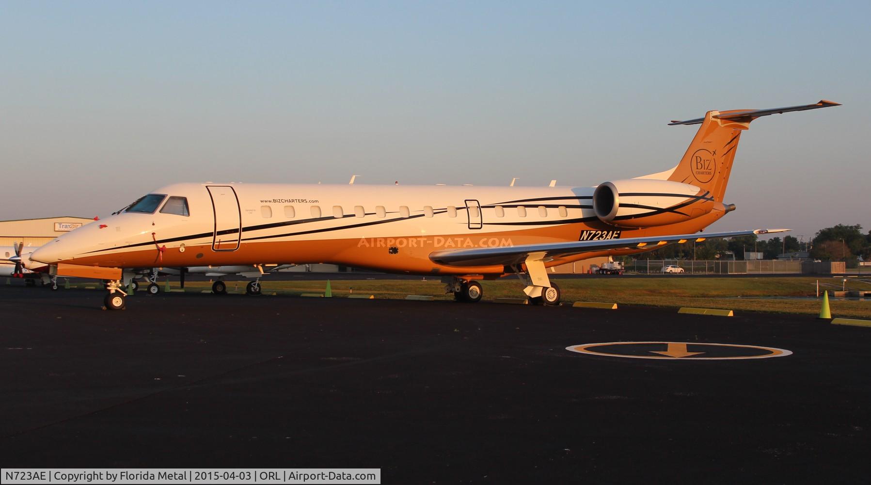N723AE, 2000 Embraer ERJ-135LR (EMB-135LR) C/N 145288, Biz Charters