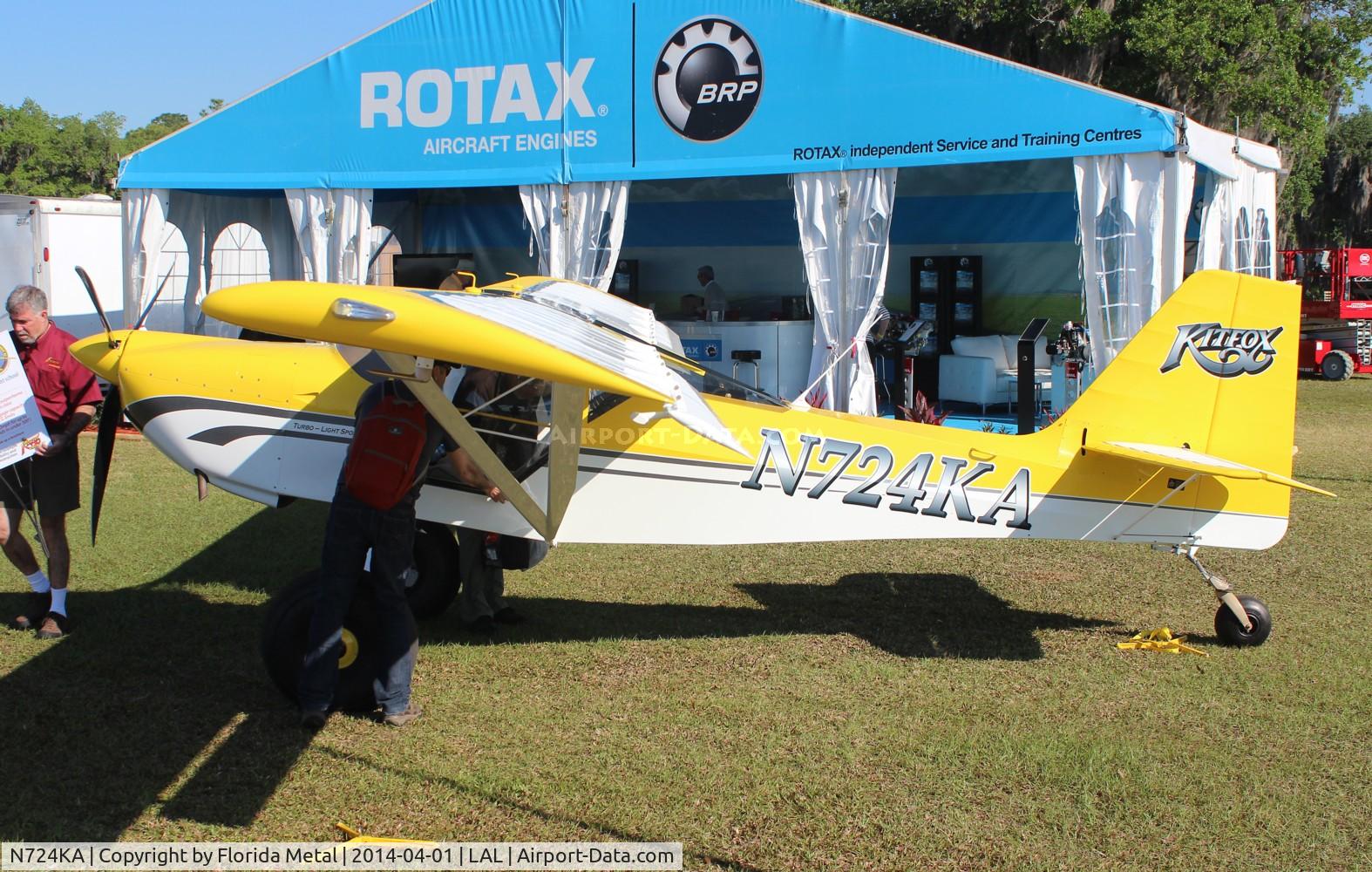 N724KA, 2012 Foxair Kitfox Light Sport C/N KA12254243, Kitfox