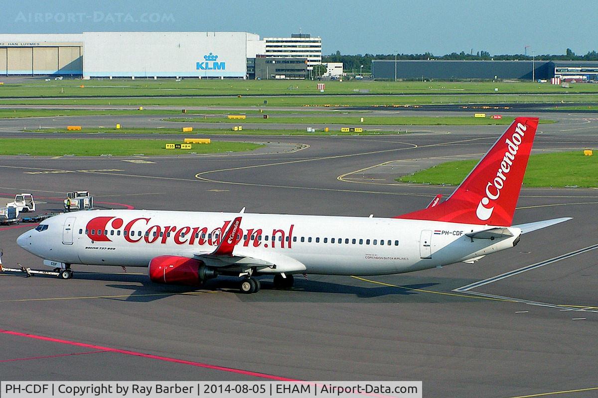 PH-CDF, 1999 Boeing 737-804 C/N 28227, Boeing 737-804 [28227] (Corendon Dutch Airlines) Amsterdam-Schiphol~PH 05/08/2014
