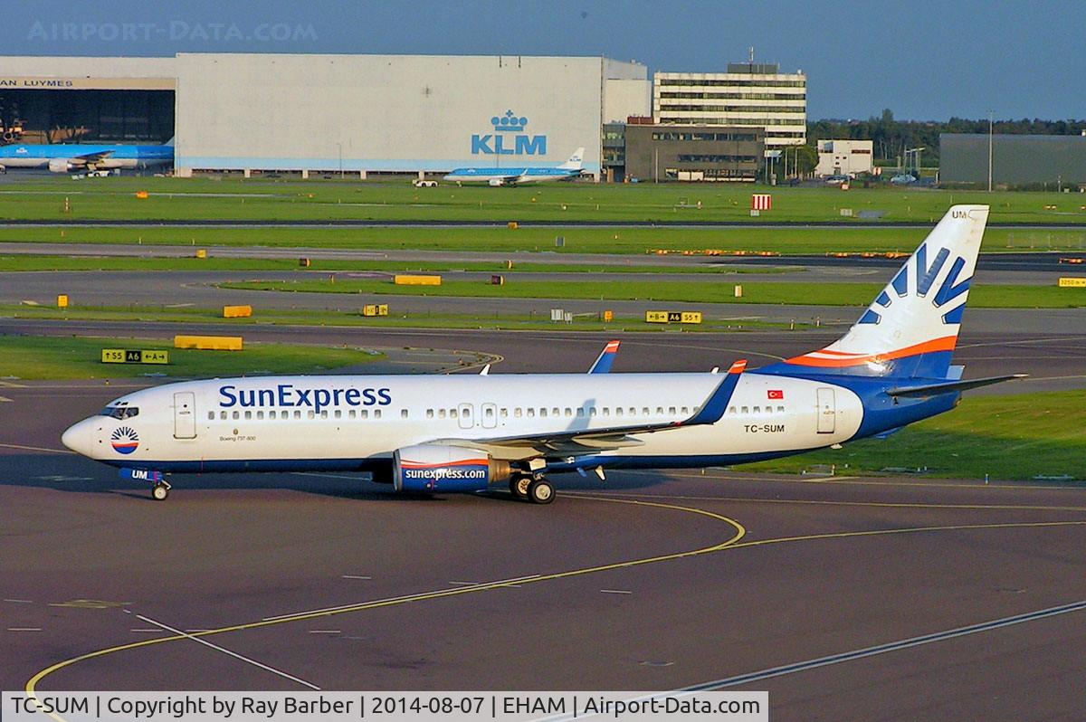 TC-SUM, 1999 Boeing 737-85F C/N 28826, Boeing 737-85F [28826] (SunExpress) Amsterdam-Schiphol~PH 07/08/2014