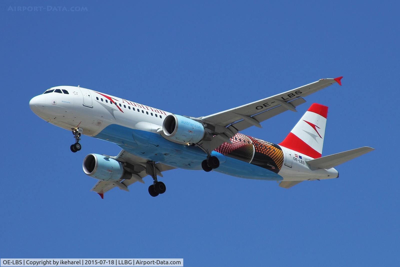 OE-LBS, 2000 Airbus A320-214 C/N 1189, Fly in from Vienna, Austria, landing runway 30.