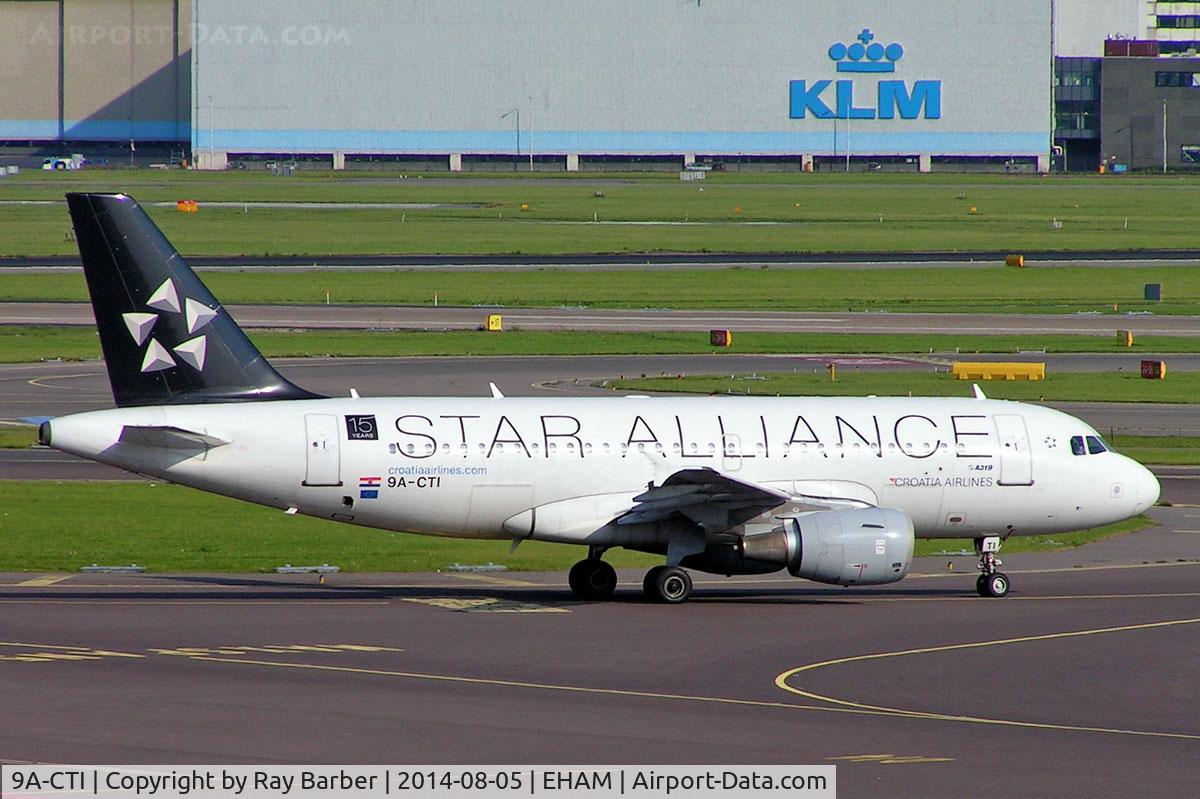 9A-CTI, 1999 Airbus A319-112 C/N 1029, Airbus A319-112 [1029] (Croatia Airlines) Amsterdam-Schiphol~PH 05/08/2014