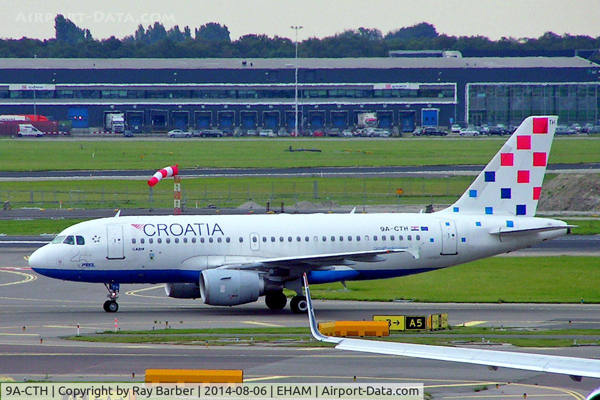 9A-CTH, 1998 Airbus A319-112 C/N 833, Airbus A319-112 [0833] (Croatia Airlines) Amsterdam-Schiphol~PH 06/08/2014