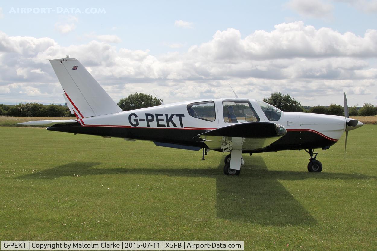 G-PEKT, 1985 Socata TB-20 Trinidad C/N 532, Socata TB-20 Trinidad at Fishburn Airfield, July 11th 2015.