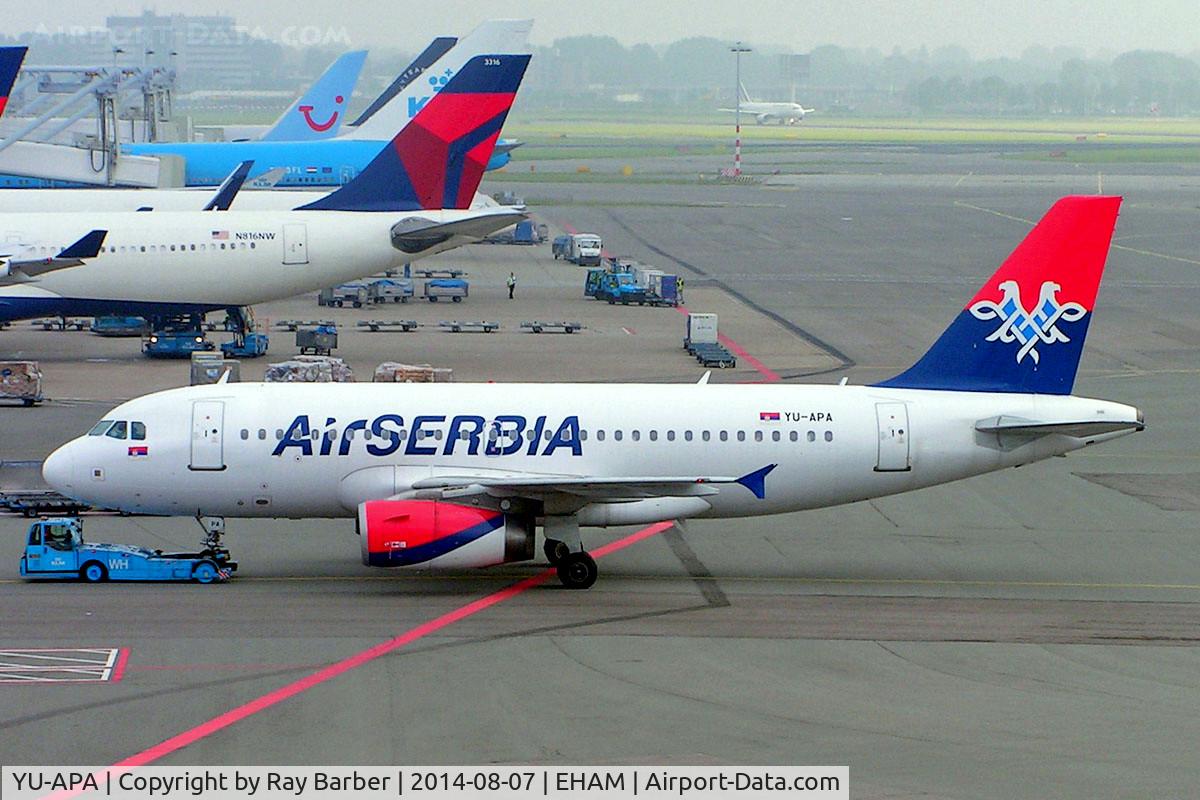 YU-APA, 2004 Airbus A319-132 C/N 2277, Airbus A319-132 [2277] (Air Serbia) Amsterdam-Schiphol~PH 07/08/2014