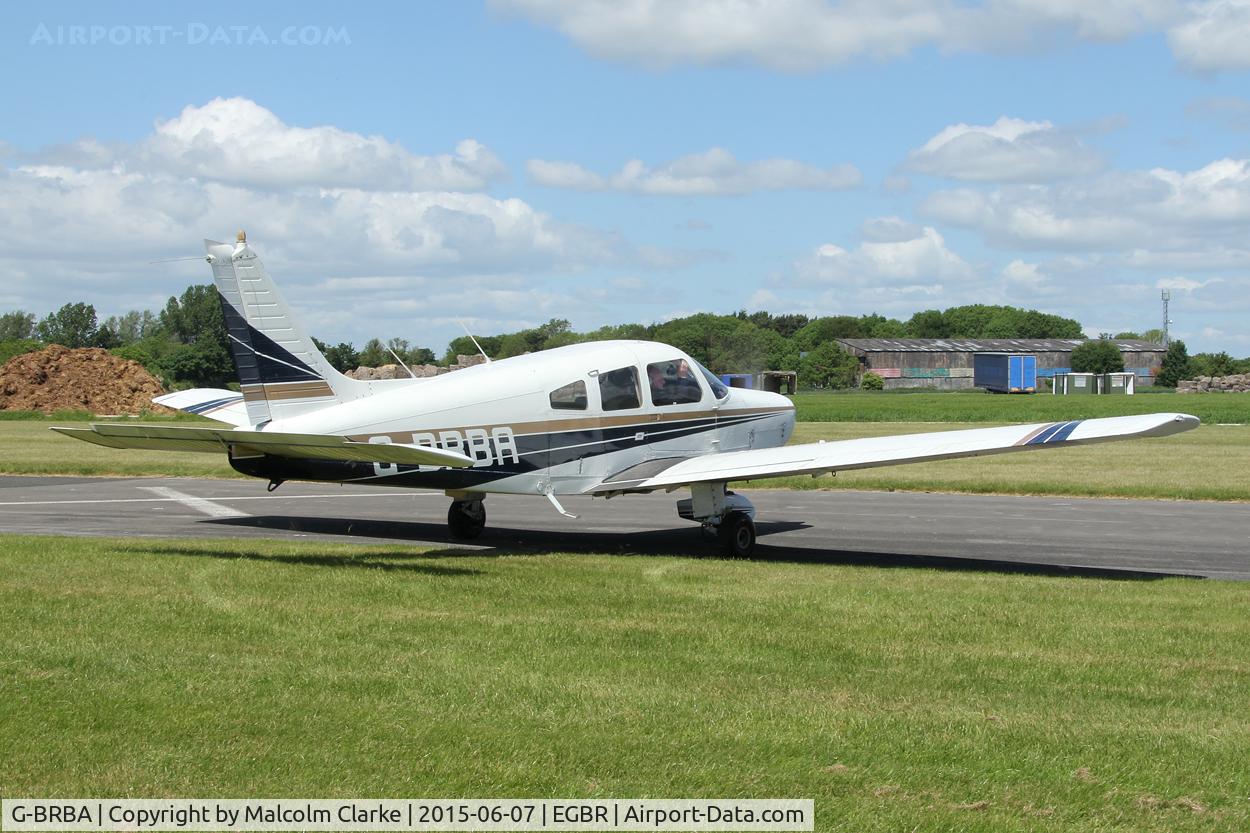 G-BRBA, 1979 Piper PA-28-161 Cherokee Warrior II C/N 28-7916109, Piper PA-28-161 at The Real Aeroplane Club's Radial Engine Aircraft Fly-In, Breighton Airfield, June 7th 2015.