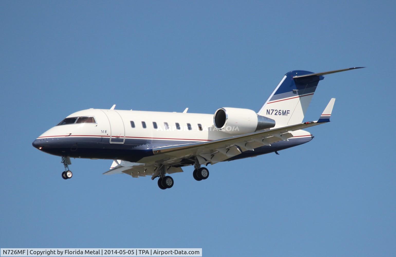 N726MF, 2012 Bombardier Challenger 605 (CL-600-2B16) C/N 5902, Challenger 605